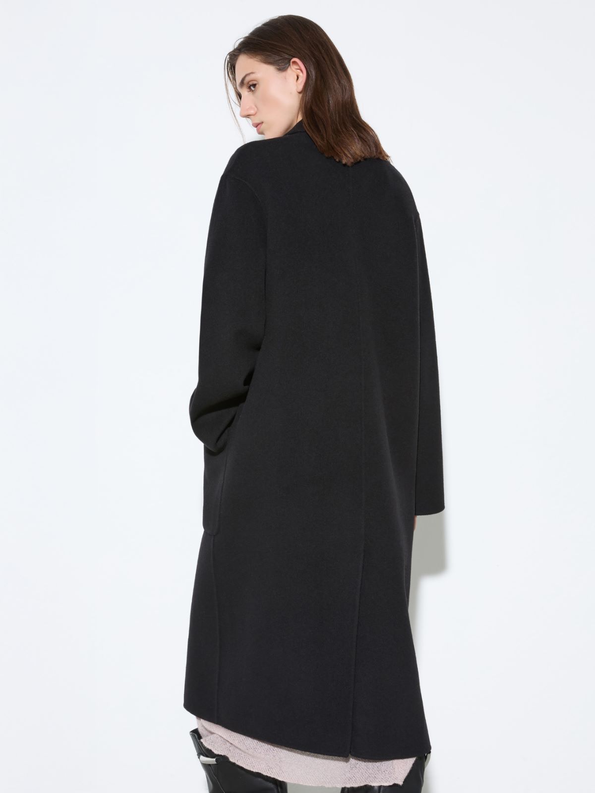 Cappotto in lana double - NERO - MAX&Co. - 2