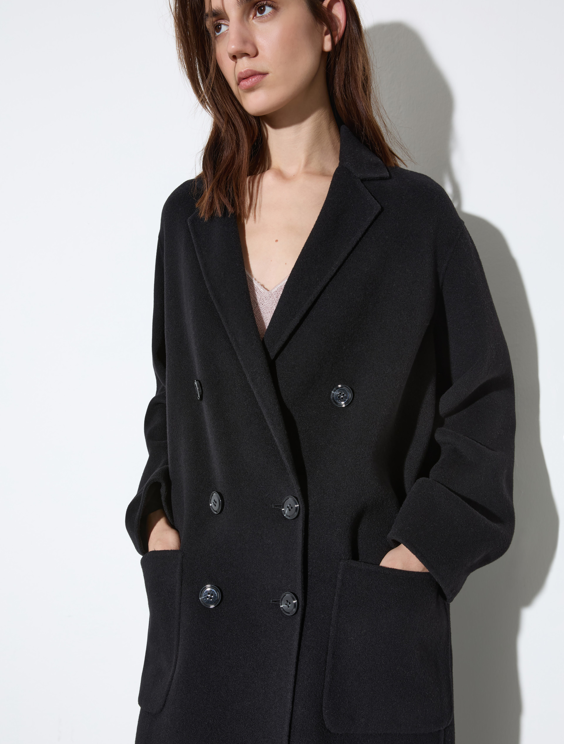 Cappotto in lana double - NERO - MAX&Co. - 3