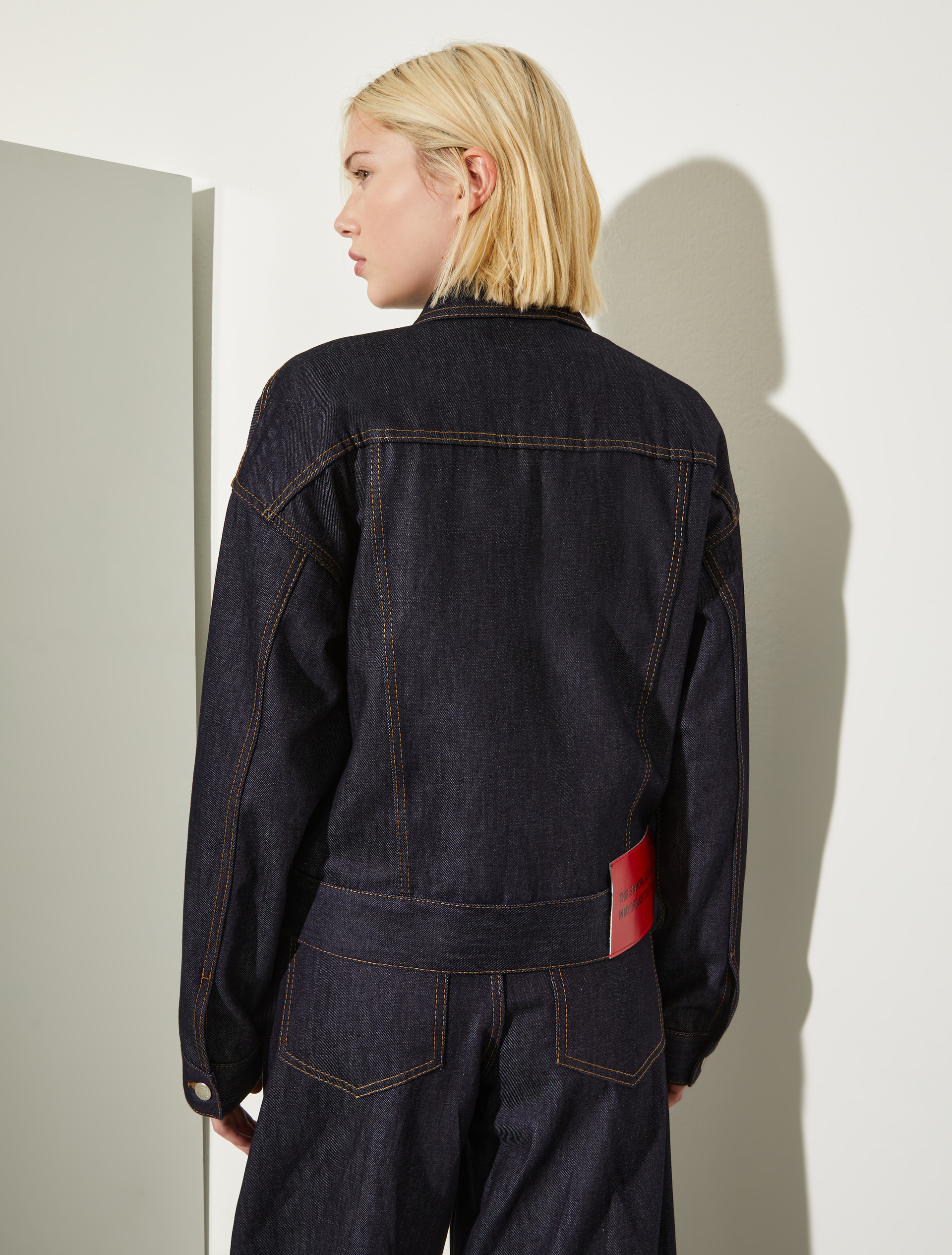P. Terzini &Co.llaboration denim jacket, navy | MAX&Co. P. Terzini &Co.llaboration denim jacket - NAVY - MAX&Co. - 3