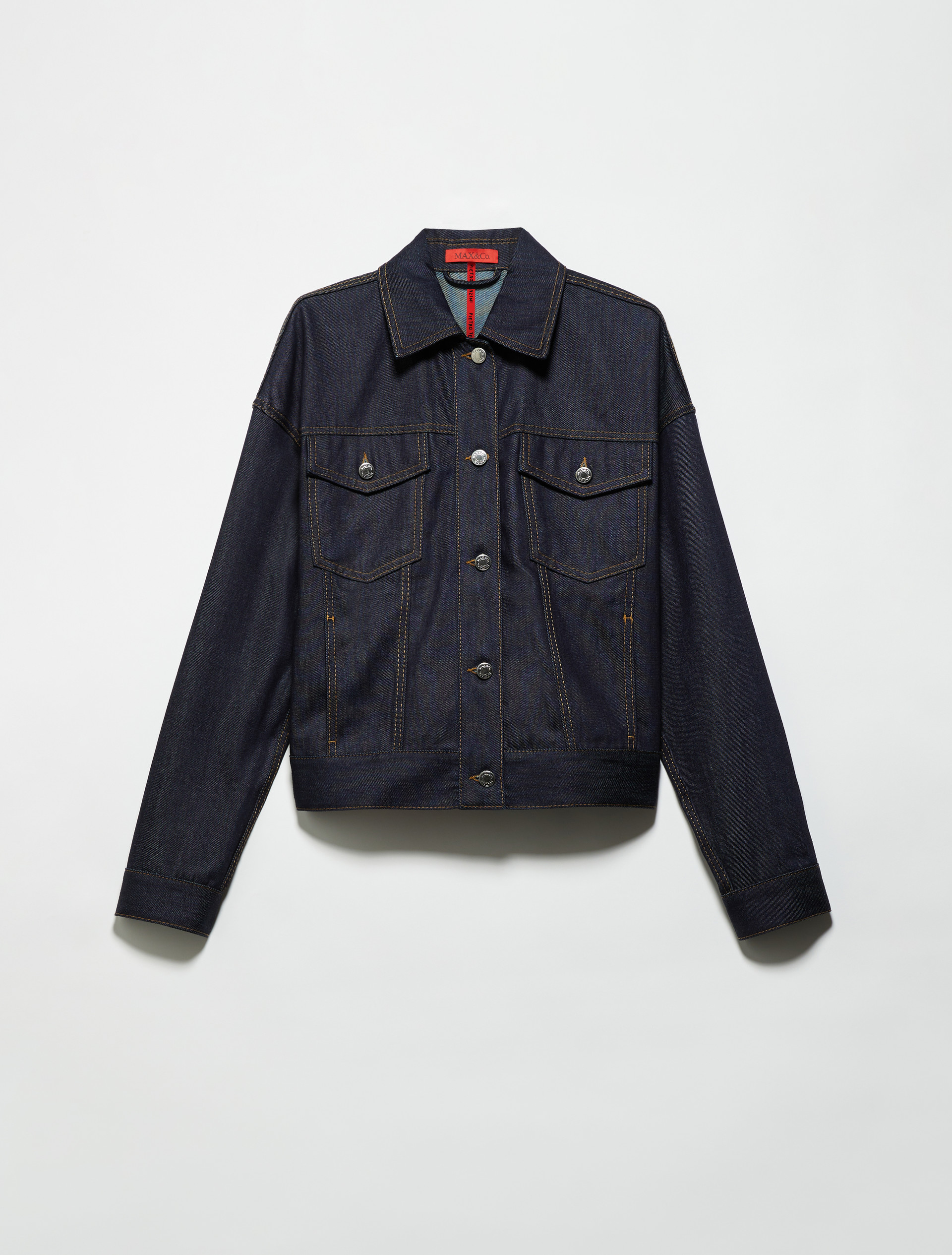 P. Terzini &Co.llaboration denim jacket, navy | MAX&Co. P. Terzini &Co.llaboration denim jacket - NAVY - MAX&Co. - 5
