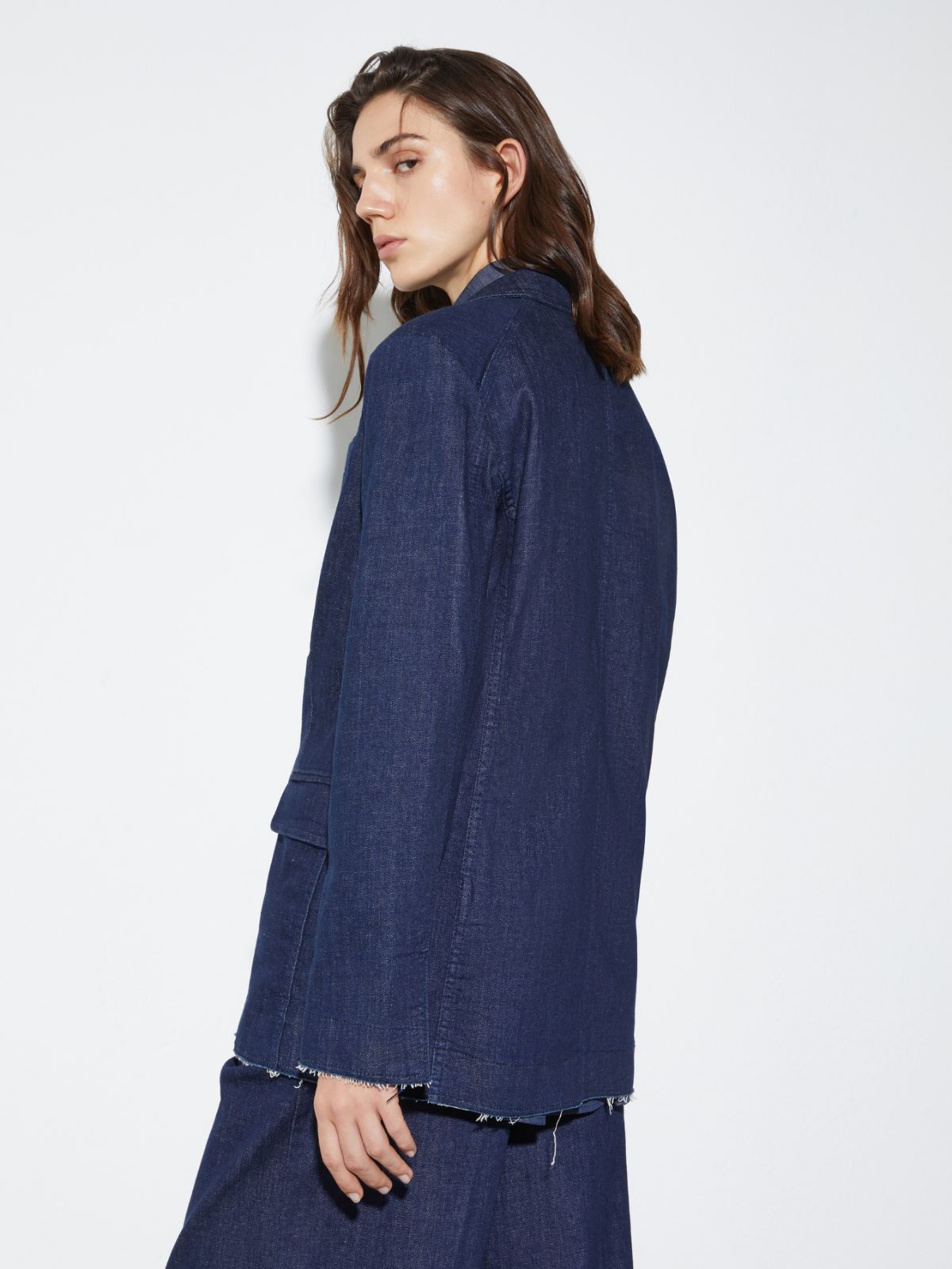 Double-breasted denim blazer - BLUE JEANS - MAX&Co. - 2