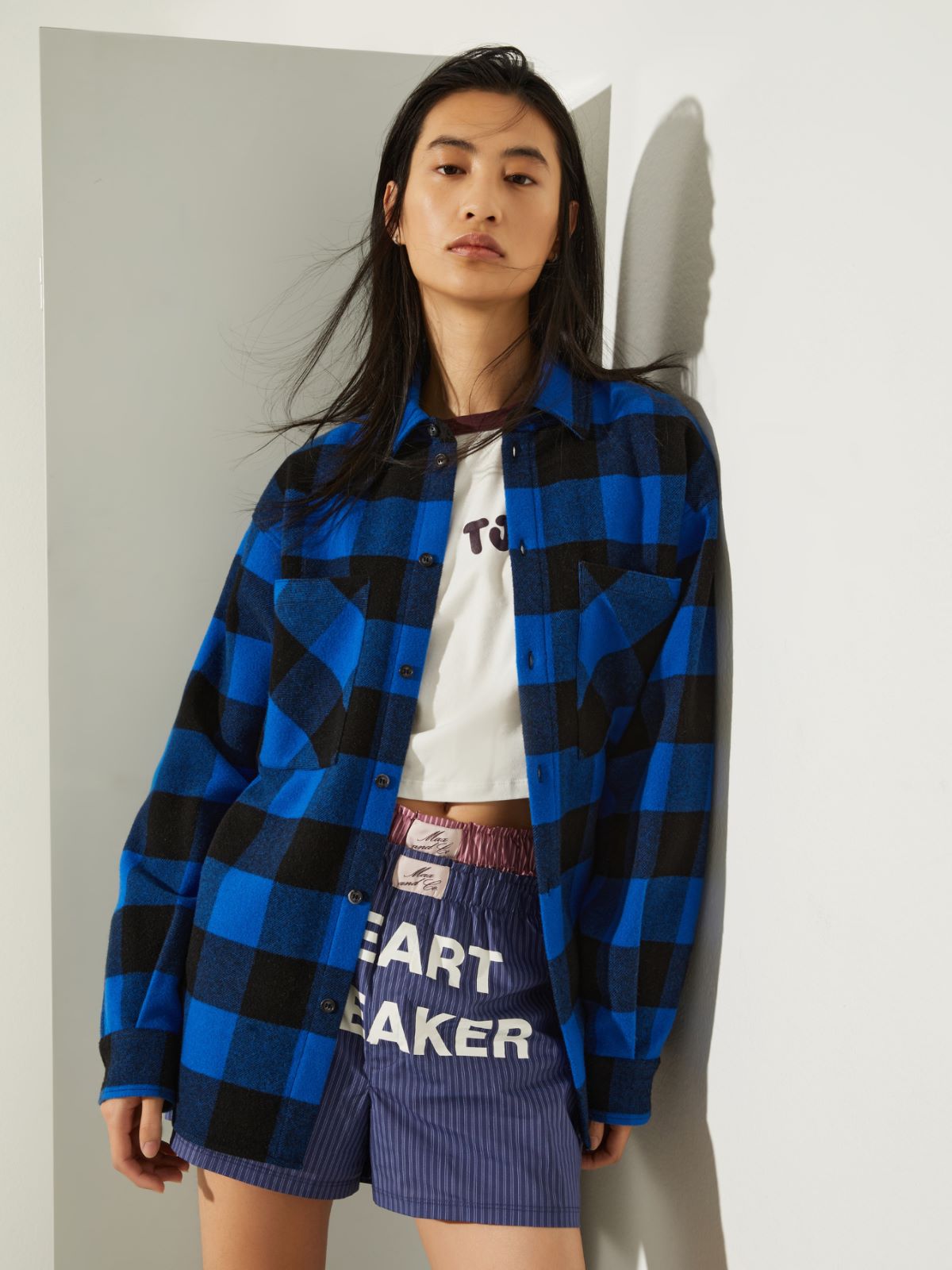 P. Terzini &Co.llaboration overshirt - CORNFLOWER BLUE - MAX&Co. - 2