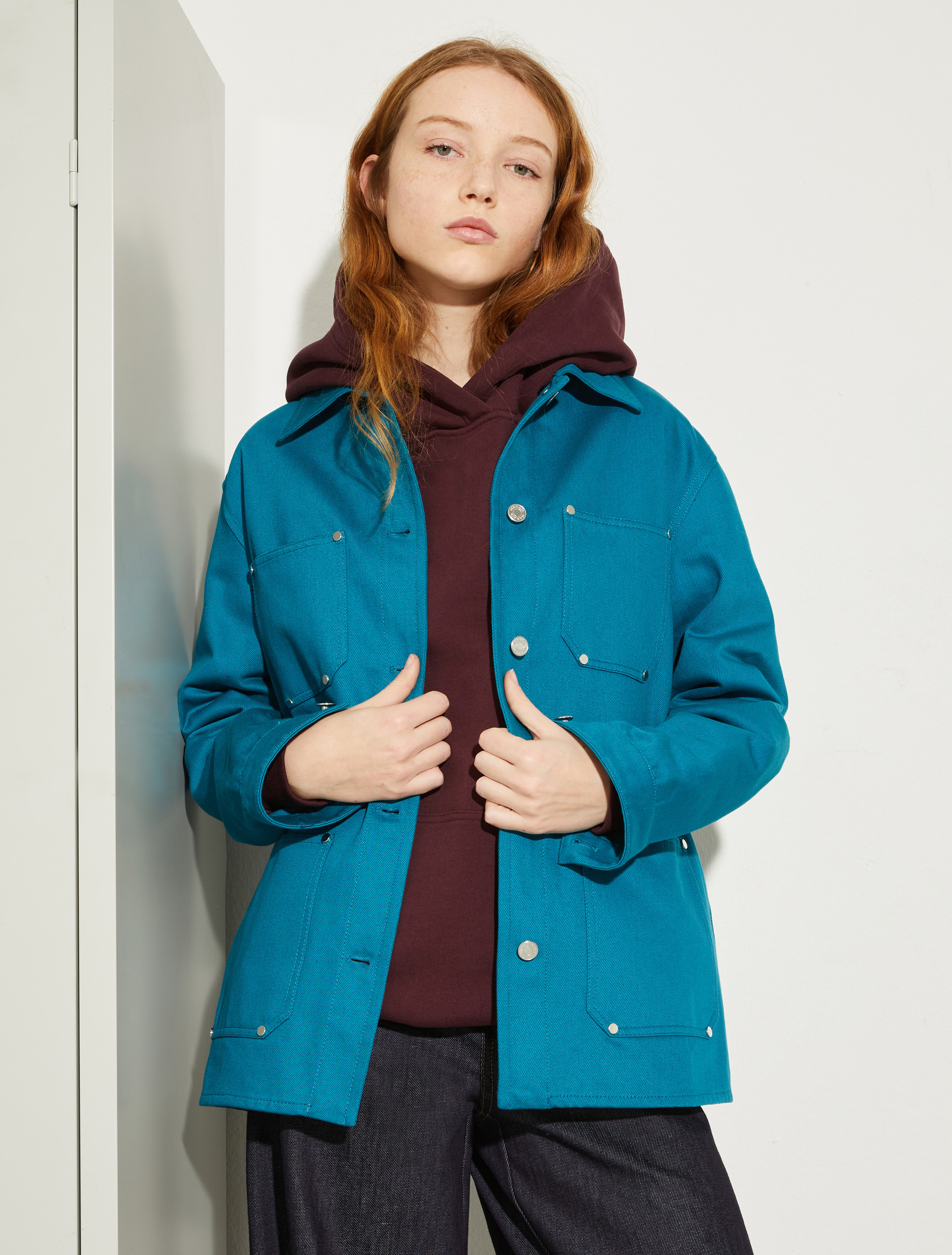 P. Terzini &Co.llaboration jacket - PEACOCK GREEN - MAX&Co.