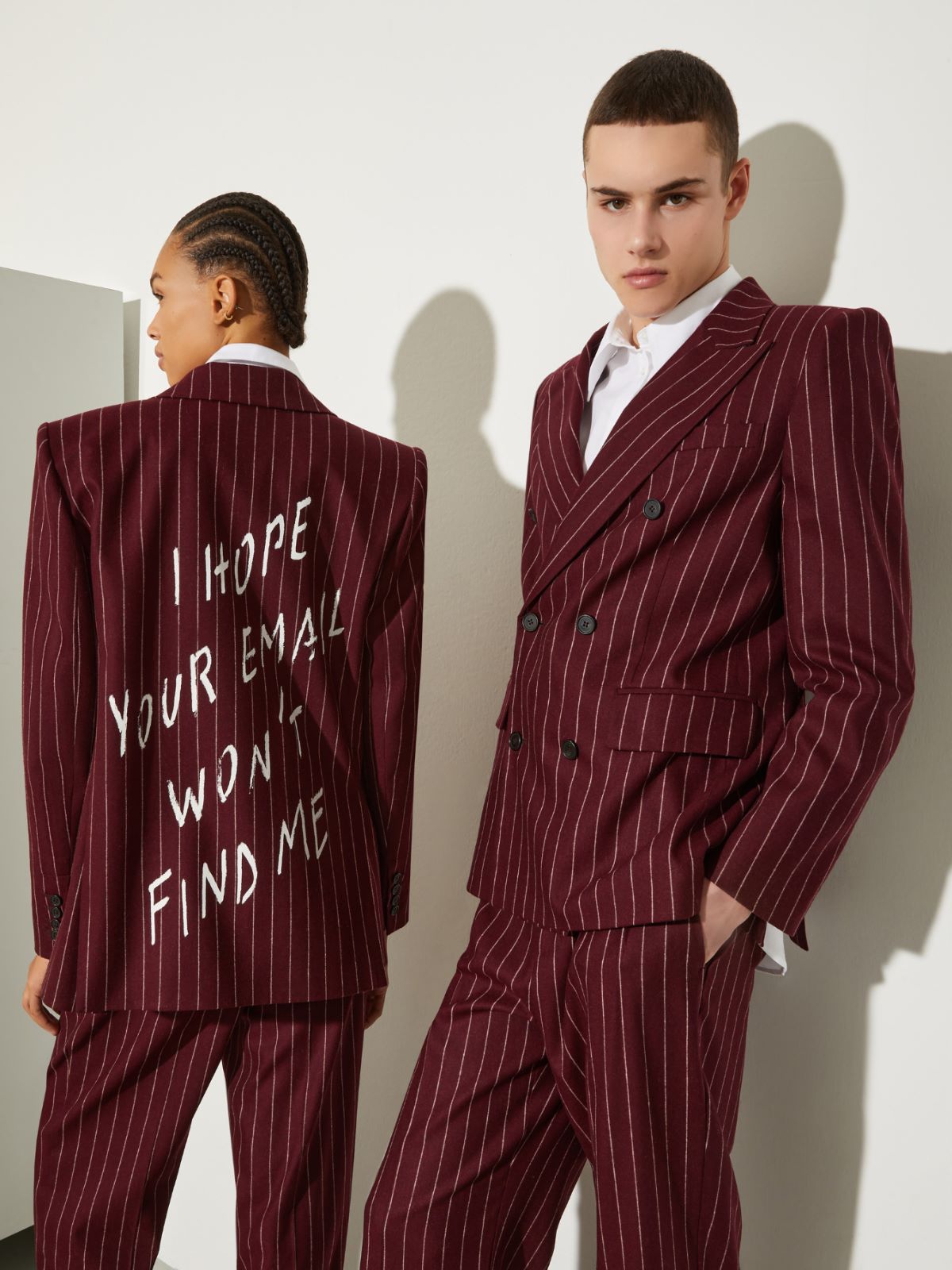 P. Terzini &Co.llaboration blazer - BORDEAUX - MAX&Co.