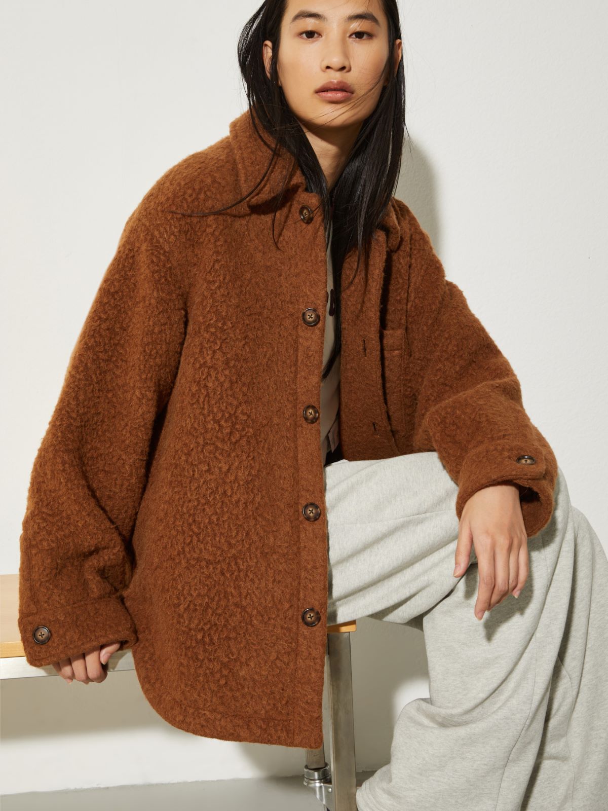 P. Terzini &Co.llaboration overshirt - BROWN - MAX&Co. - 3
