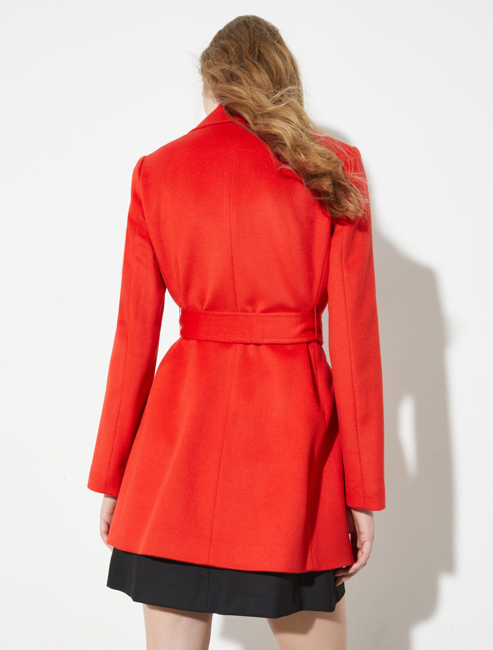 Shortrun coat in drap, red | MAX&Co. Shortrun coat in drap - RED - MAX&Co. - 2