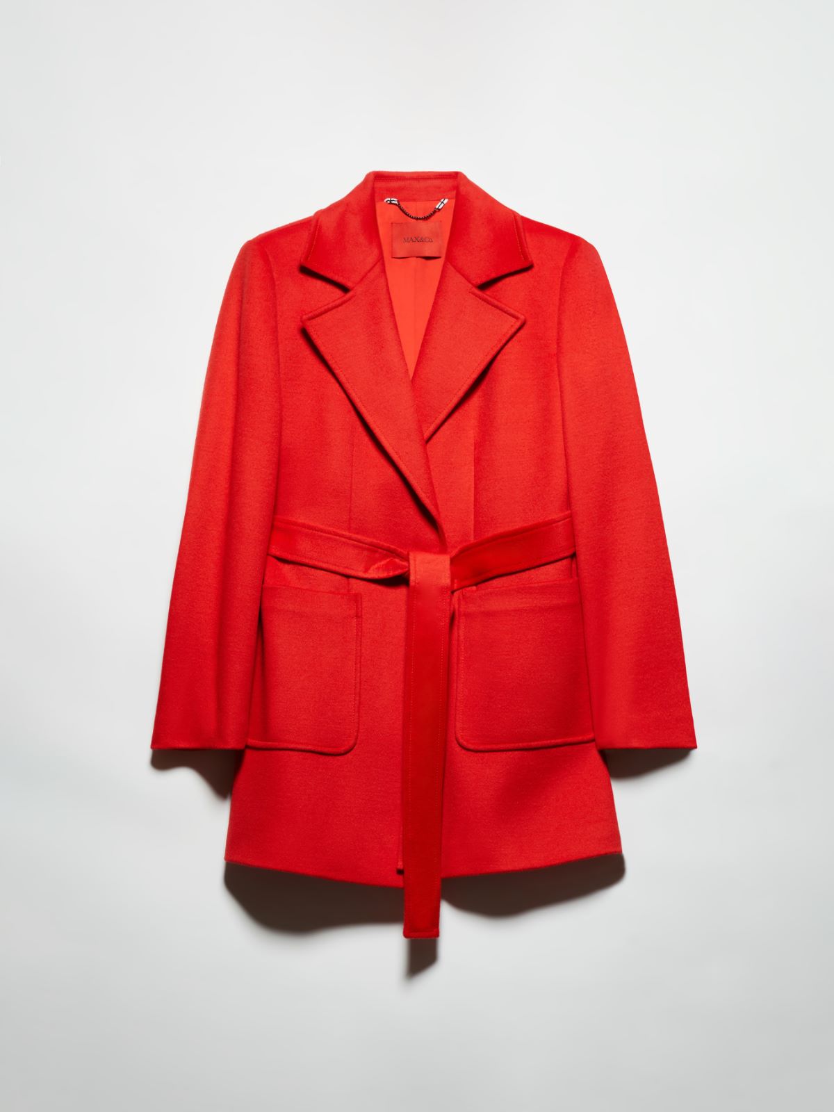 Shortrun coat in drap - RED - MAX&Co. - 5