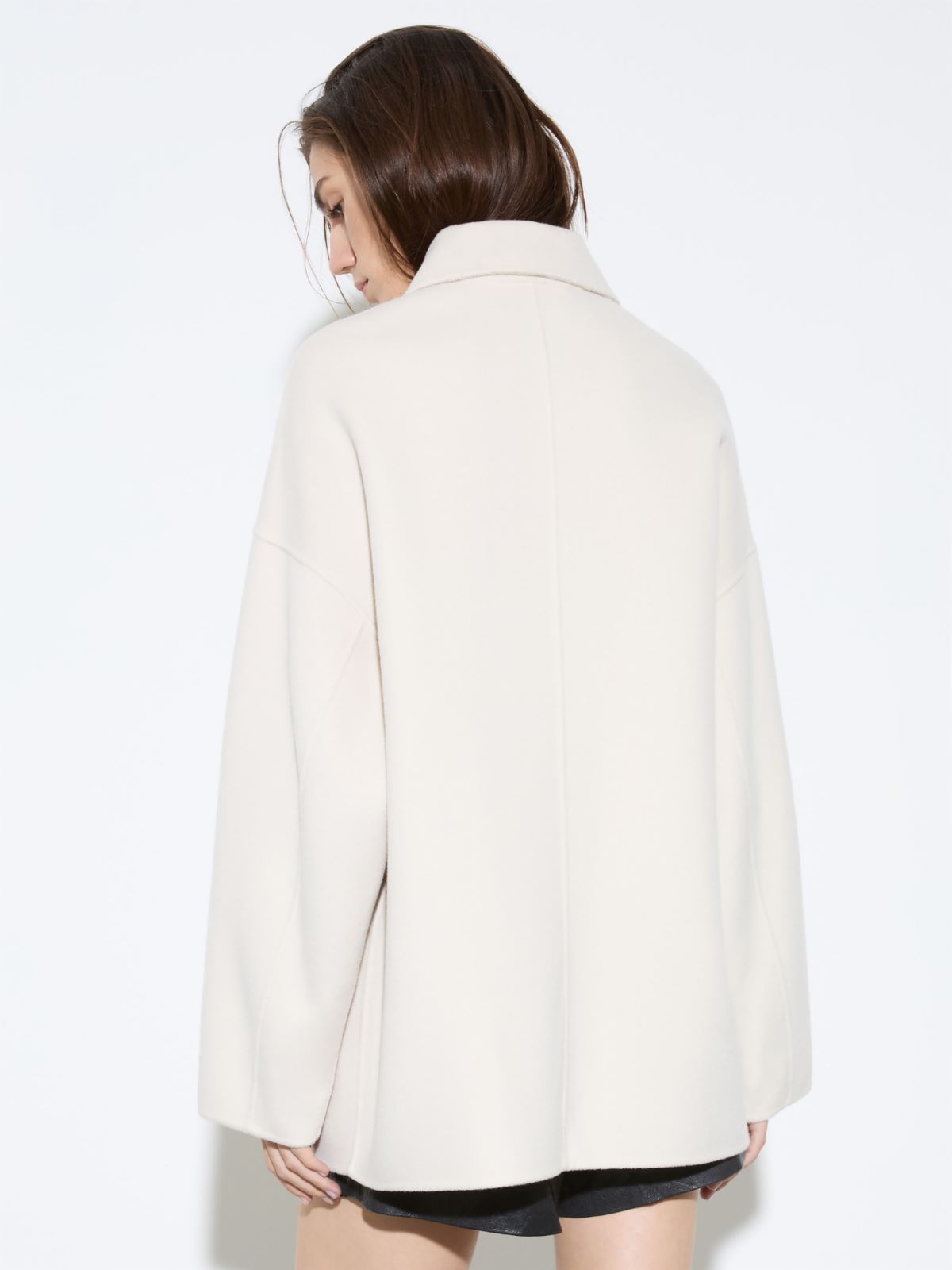Double-sided wool shacket - NATURAL - MAX&Co. - 2