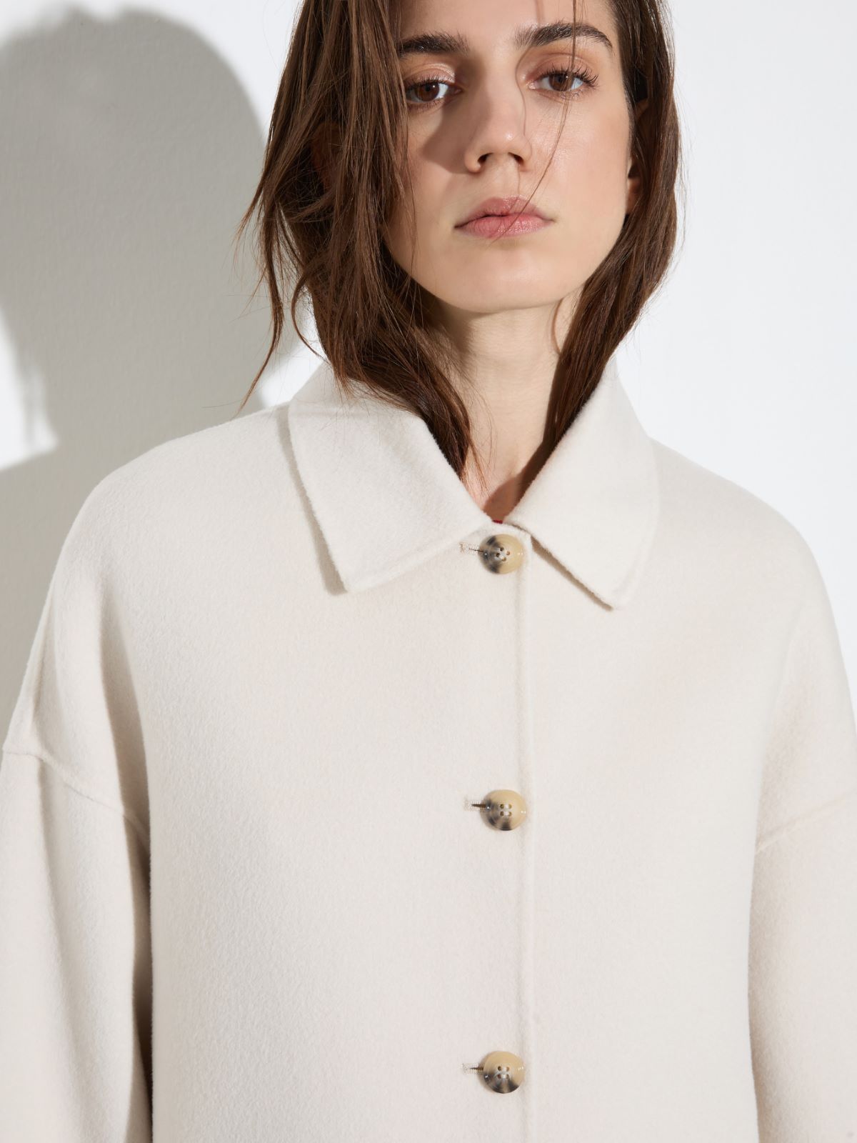Double-sided wool shacket - NATURAL - MAX&Co. - 3