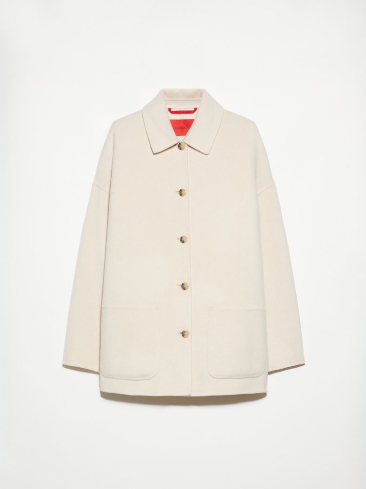 Double-sided wool shacket - NATURAL - MAX&Co.