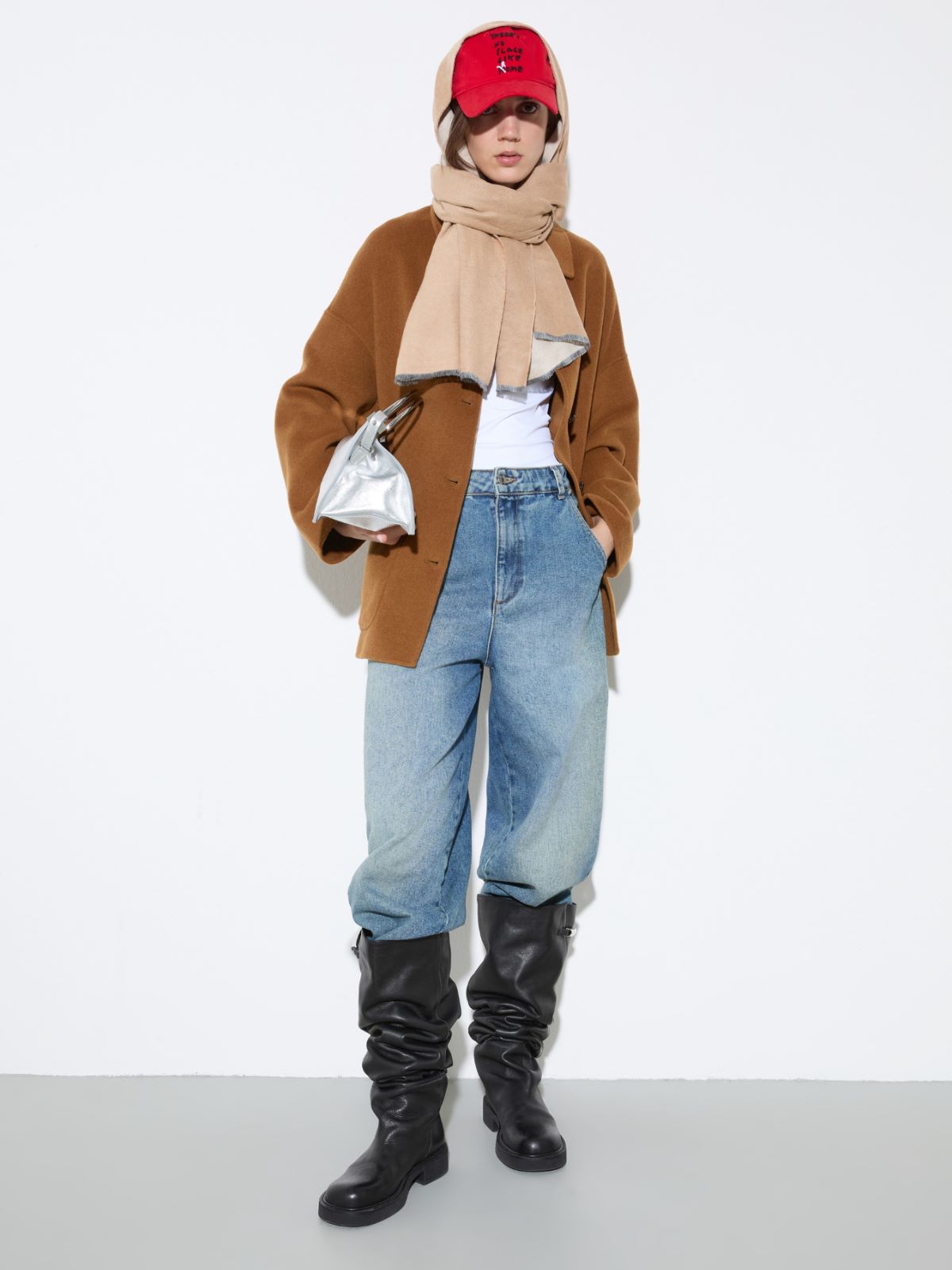 Double-sided wool shacket - CAMEL - MAX&Co. - 4