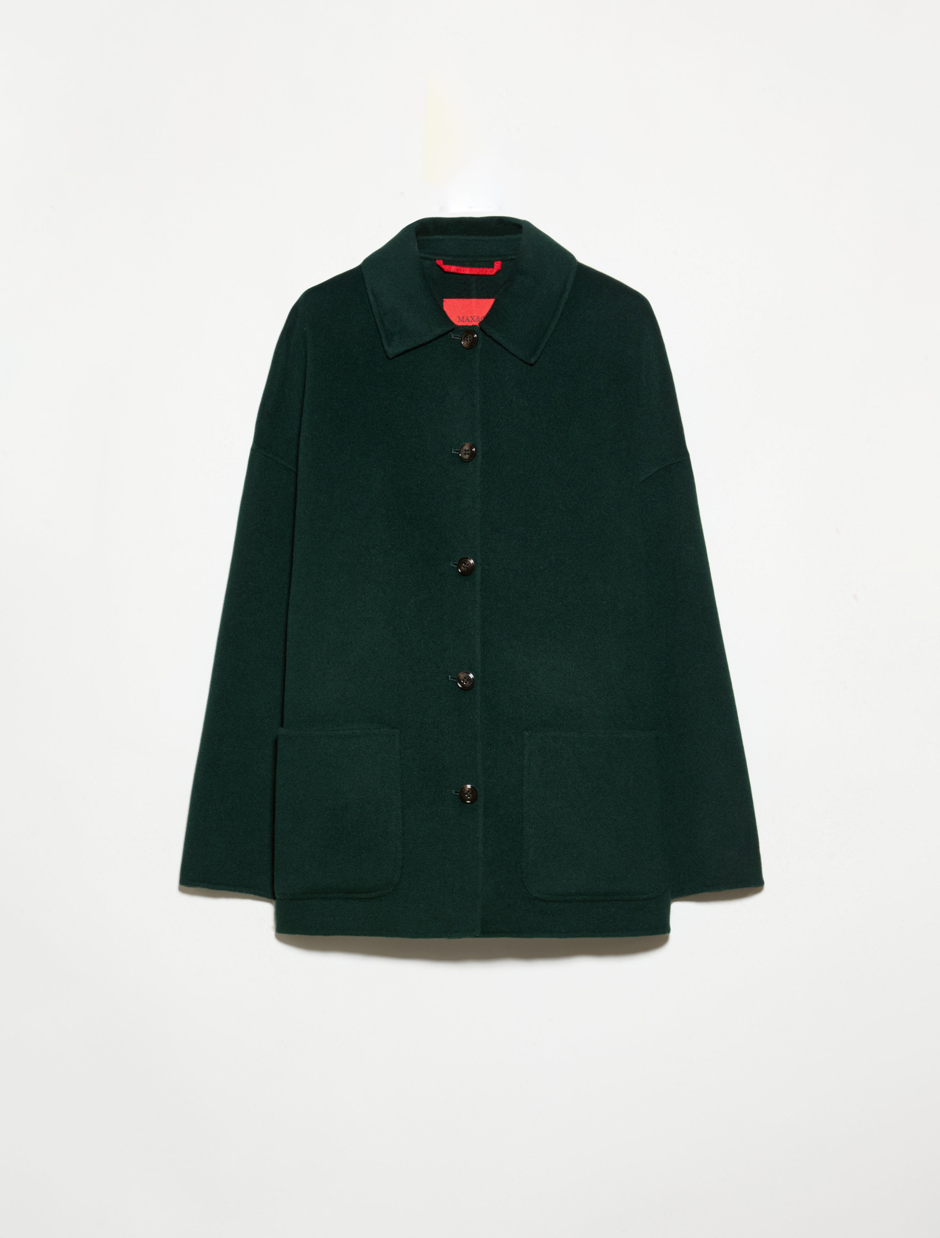 Double-sided wool shacket - DARK GREEN - MAX&Co. - 5