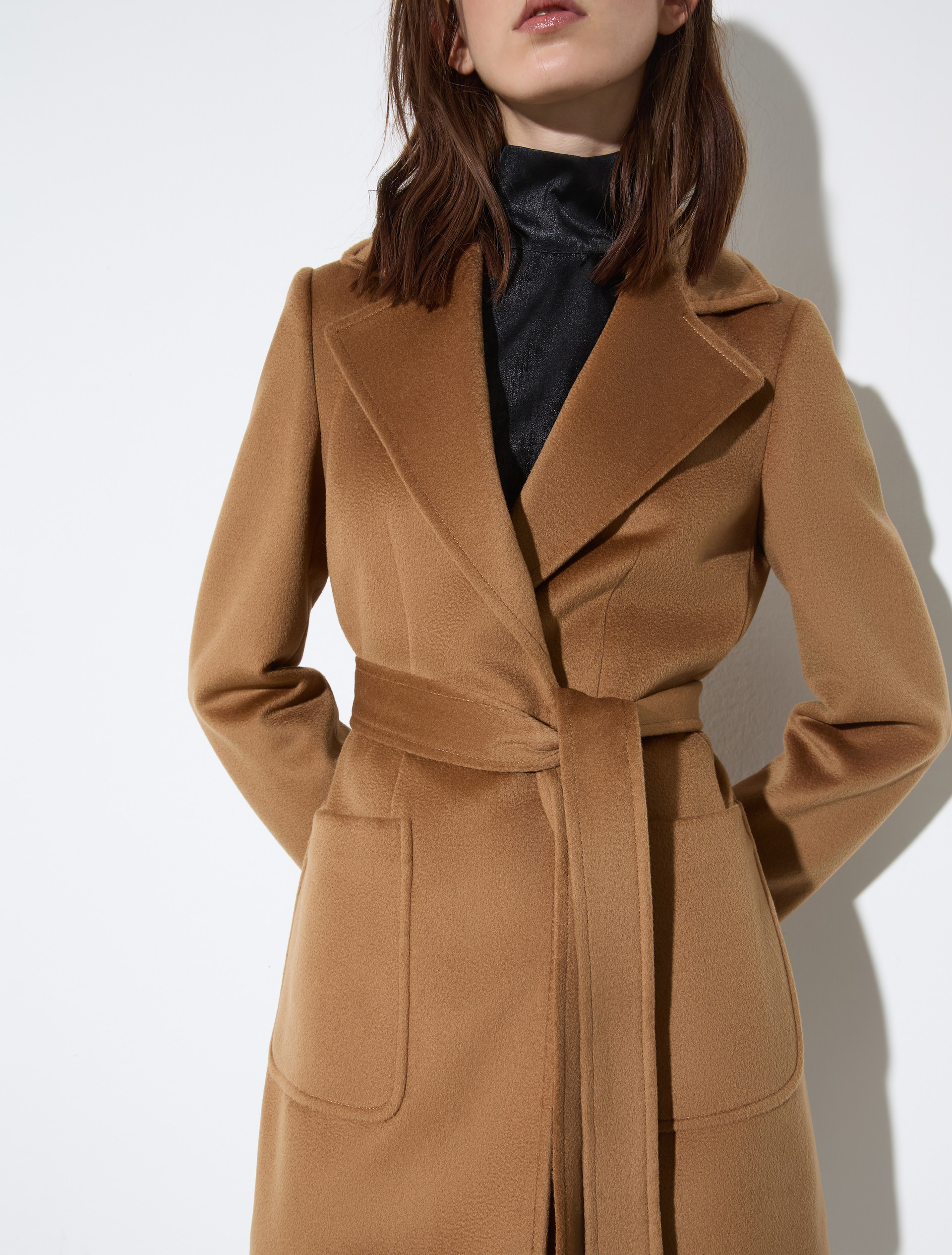 Cappotto Shortrun in drap di lana - MARRONE - MAX&Co. - 3