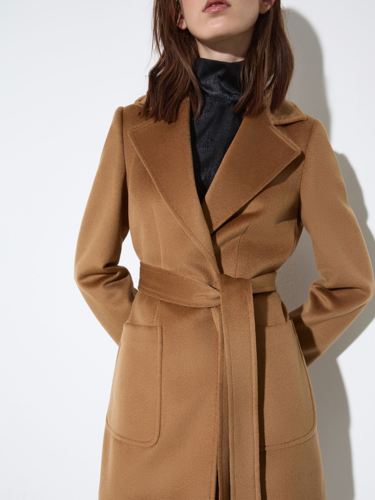 Cappotto Shortrun in drap di lana - MARRONE - MAX&Co. - 3