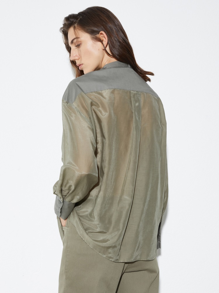 Cotton and silk voile shirt - MAX&Co. - 2