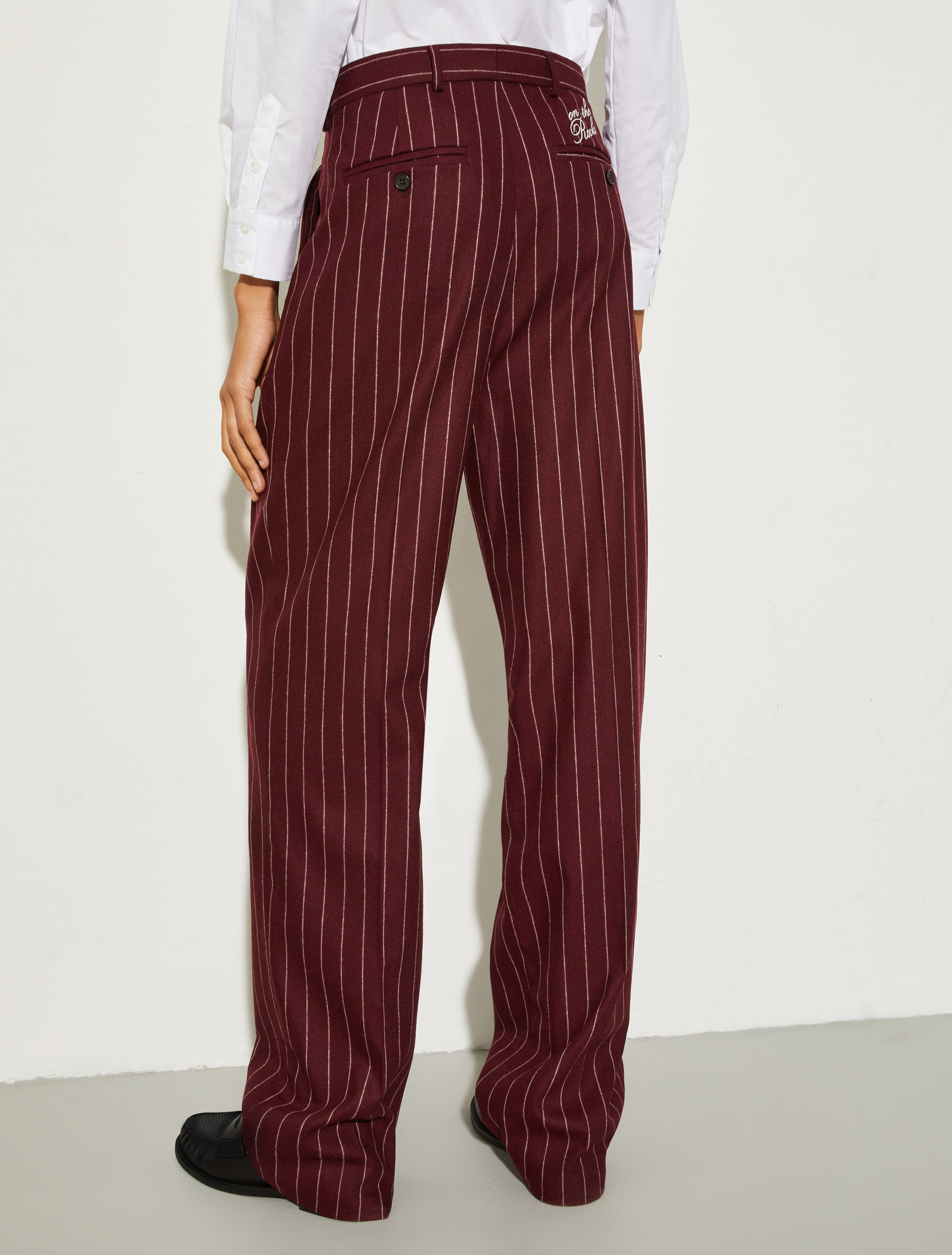 P. Terzini &Co.llaboration trousers, bordeaux | MAX&Co. P. Terzini &Co.llaboration trousers - BORDEAUX - MAX&Co. - 3