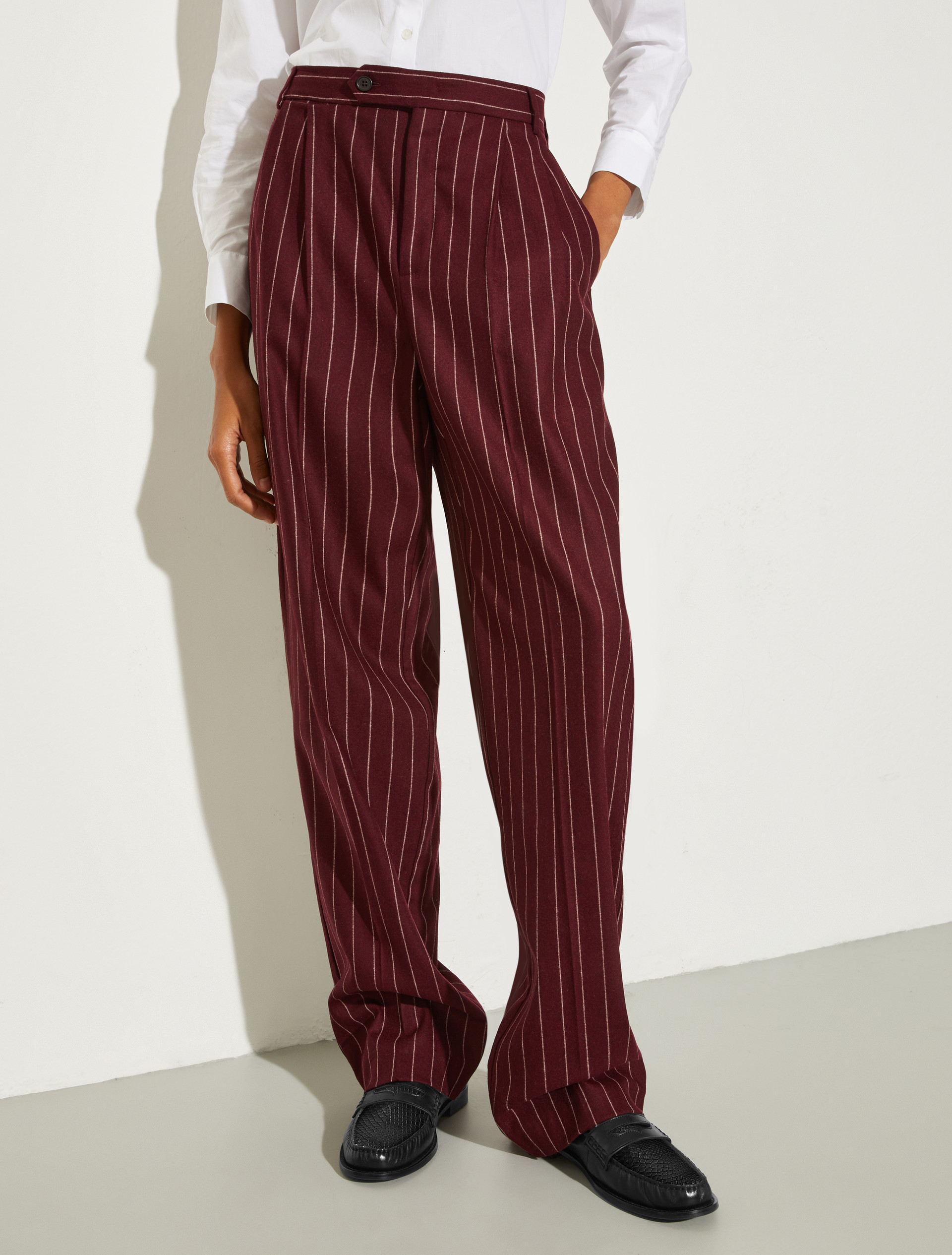 P. Terzini &Co.llaboration trousers, bordeaux | MAX&Co. P. Terzini &Co.llaboration trousers - BORDEAUX - MAX&Co.