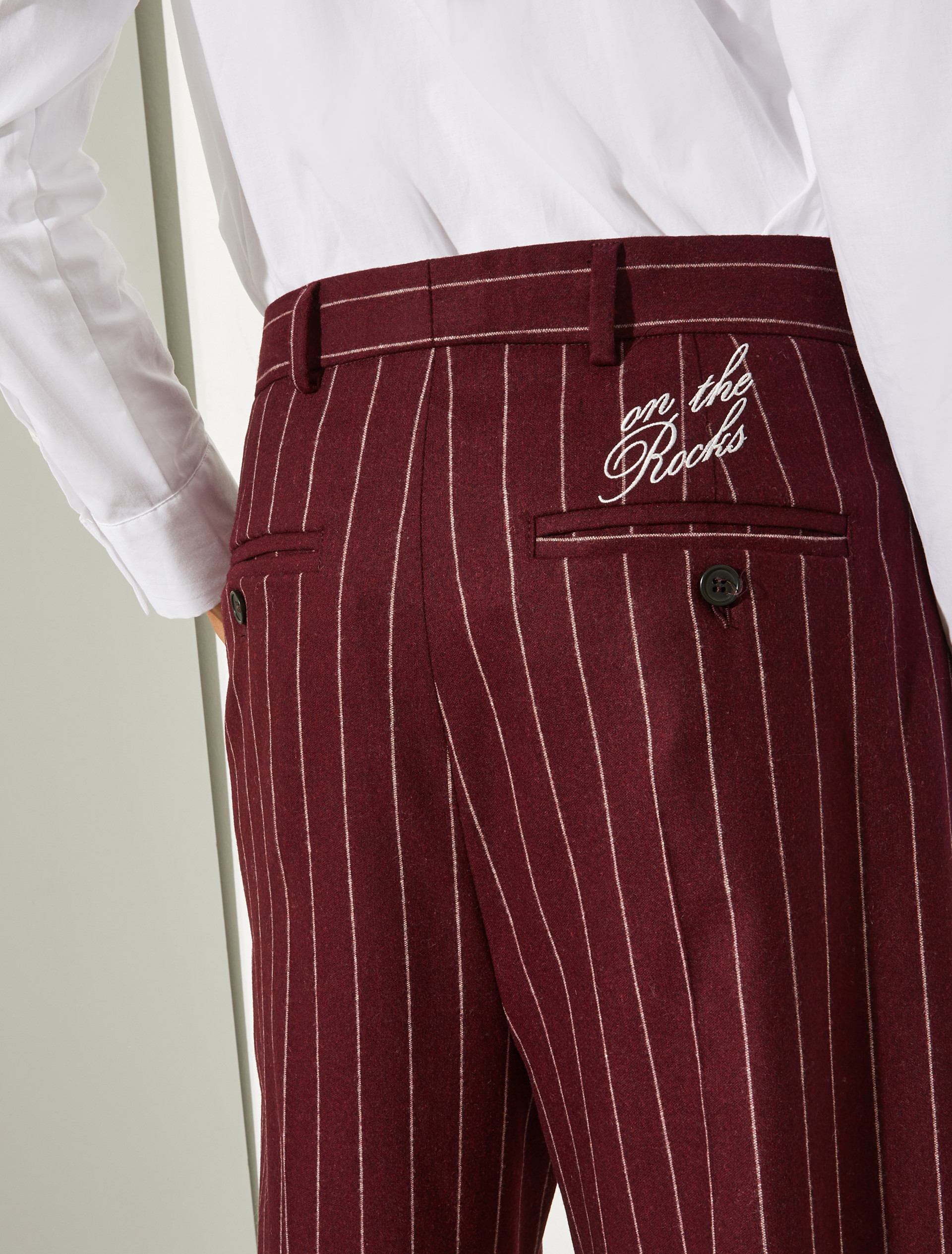 P. Terzini &Co.llaboration trousers, bordeaux | MAX&Co. P. Terzini &Co.llaboration trousers - BORDEAUX - MAX&Co. - 7