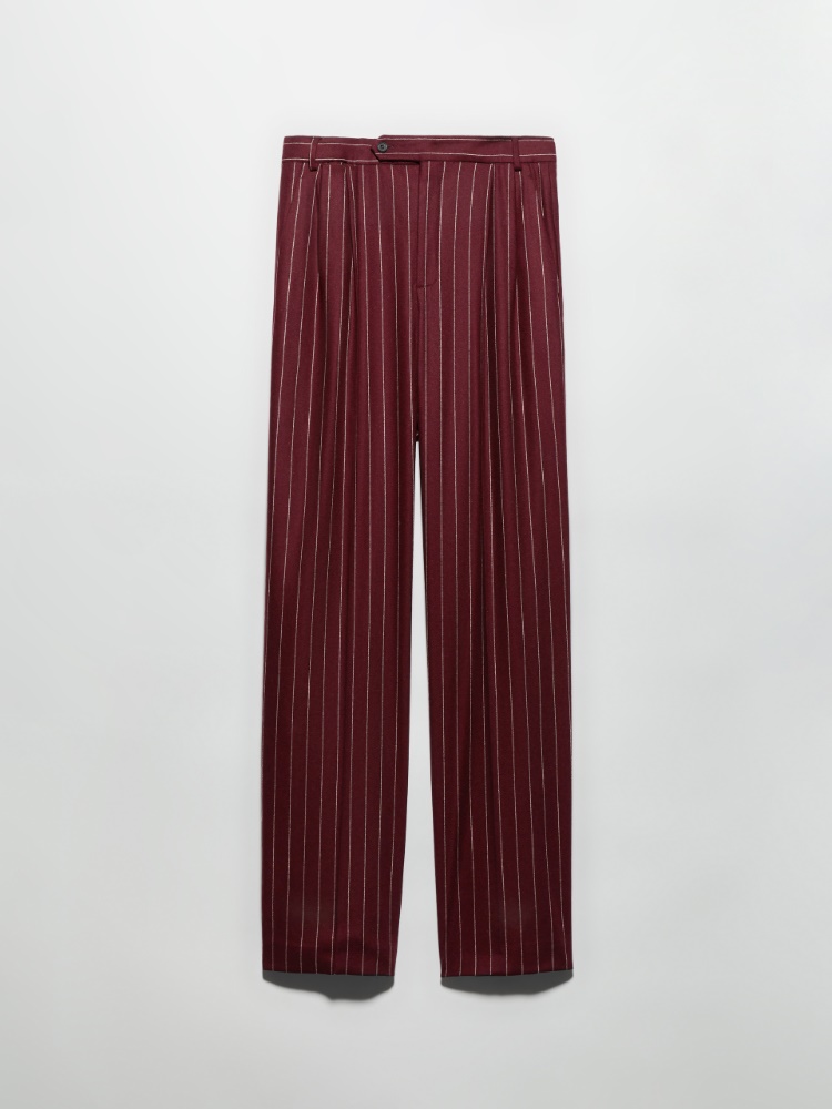 P. Terzini &Co.llaboration trousers - BORDEAUX - MAX&Co.