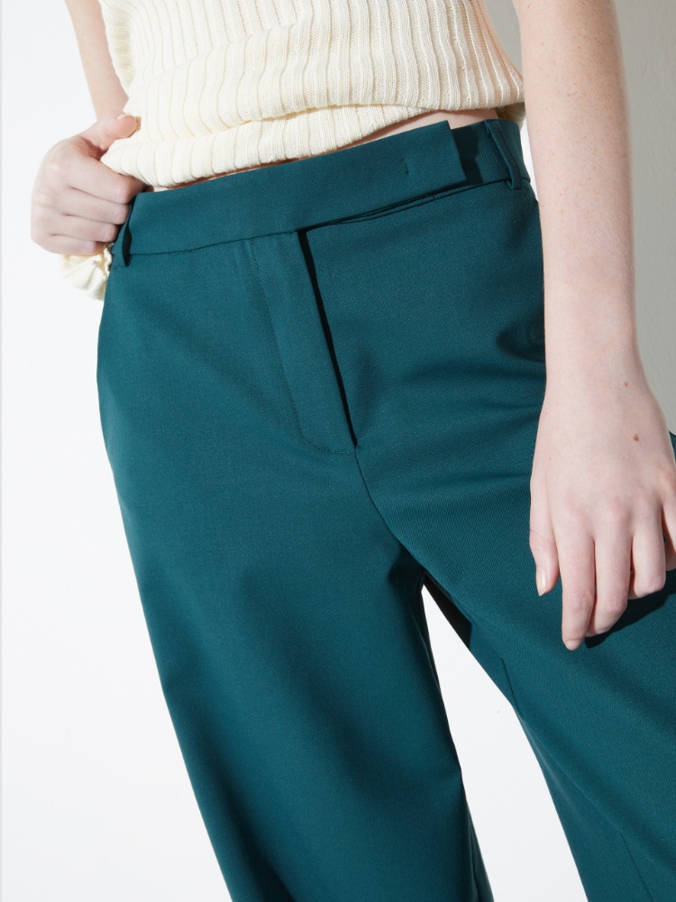 Wide-fit gabardine trousers - MAX&Co. - 3