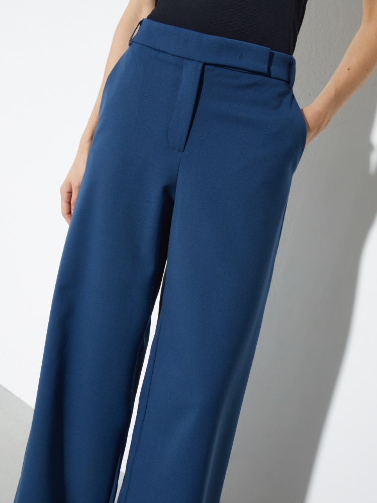 Wide-fit gabardine trousers - MAX&Co. - 3