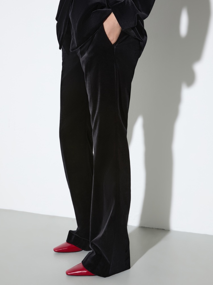 Velvet flared trousers - MAX&Co. - 3