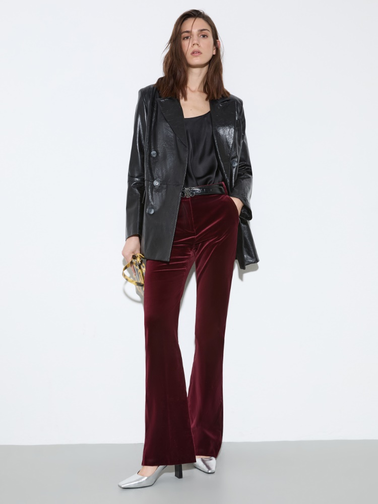 Velvet flared trousers - MAX&Co. - 4