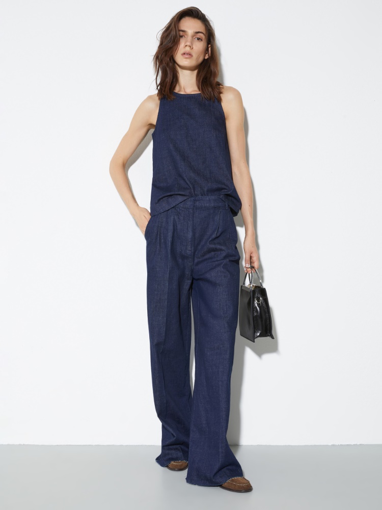 Denim top with slit - MAX&Co. - 4