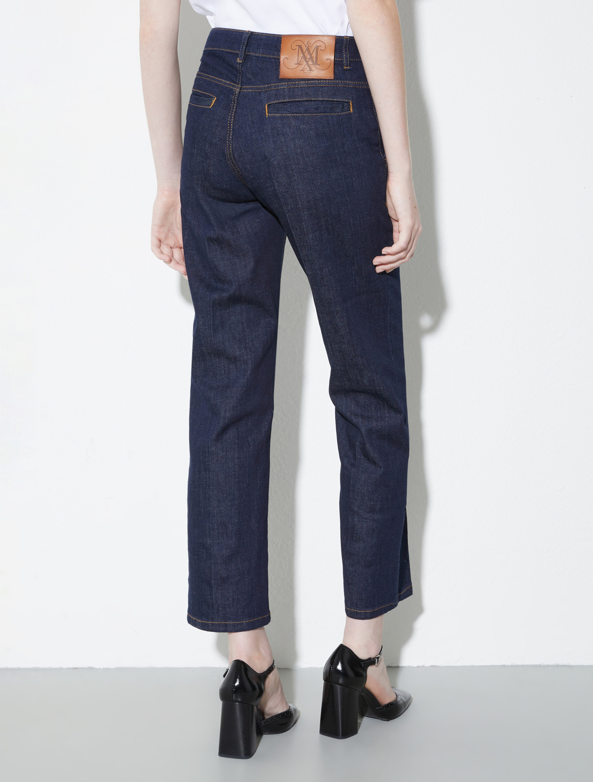 Re-Edit straight-leg jeans, blue jeans | MAX&Co. Re-Edit straight-leg jeans - BLUE JEANS - MAX&Co. - 2