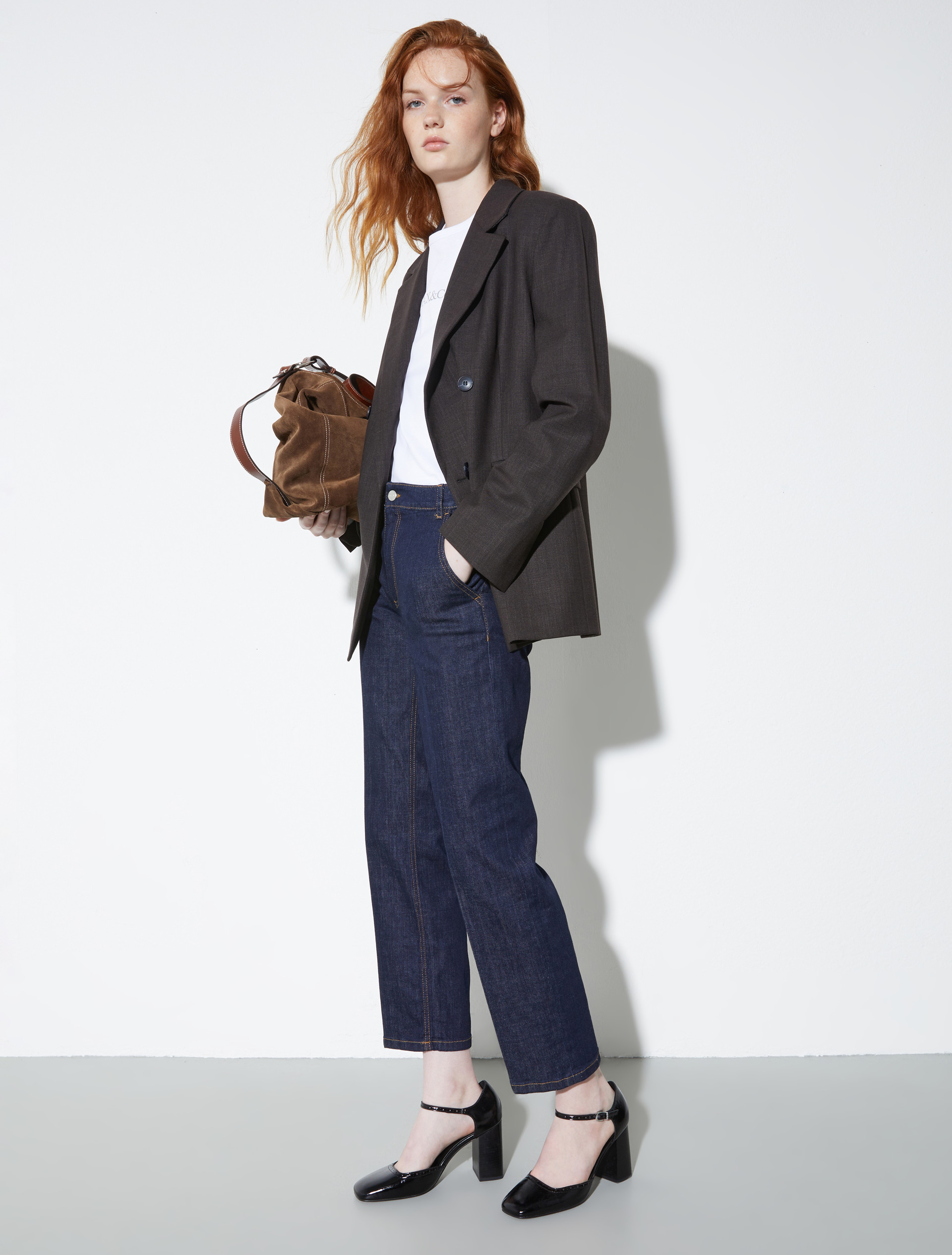 Re-Edit straight-leg jeans, blue jeans | MAX&Co. Re-Edit straight-leg jeans - BLUE JEANS - MAX&Co. - 4