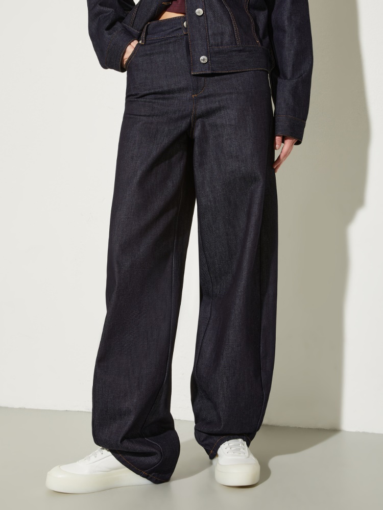 P. Terzini &Co.llaboration jeans - NAVY - MAX&Co.