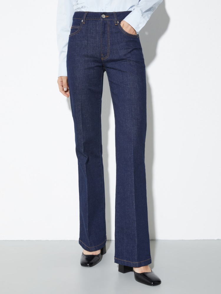 Raw-denim bootcut jeans - BLUE JEANS - MAX&Co.