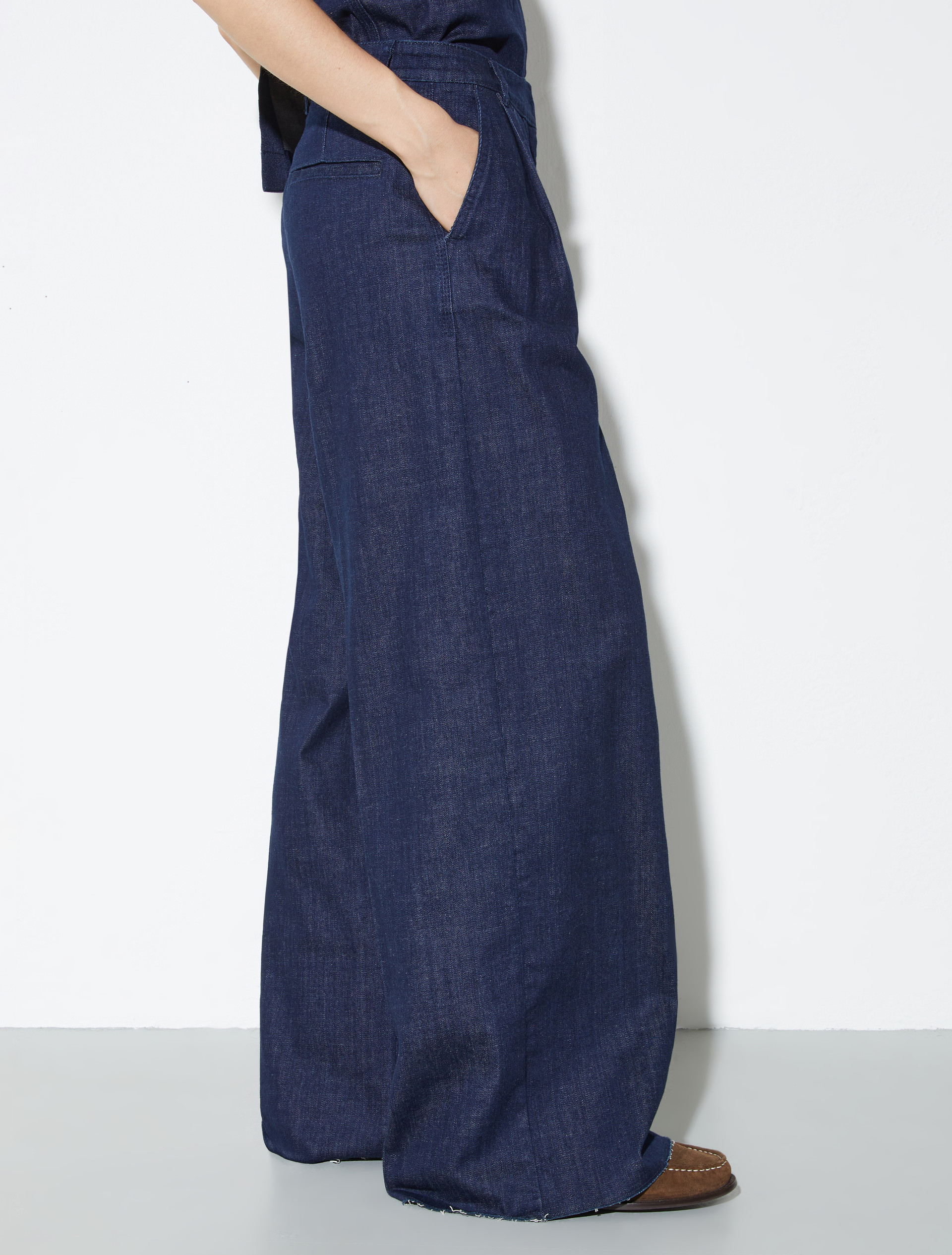 Wide-leg jeans, blue jeans | MAX&Co. Wide-leg jeans - BLUE JEANS - MAX&Co. - 3