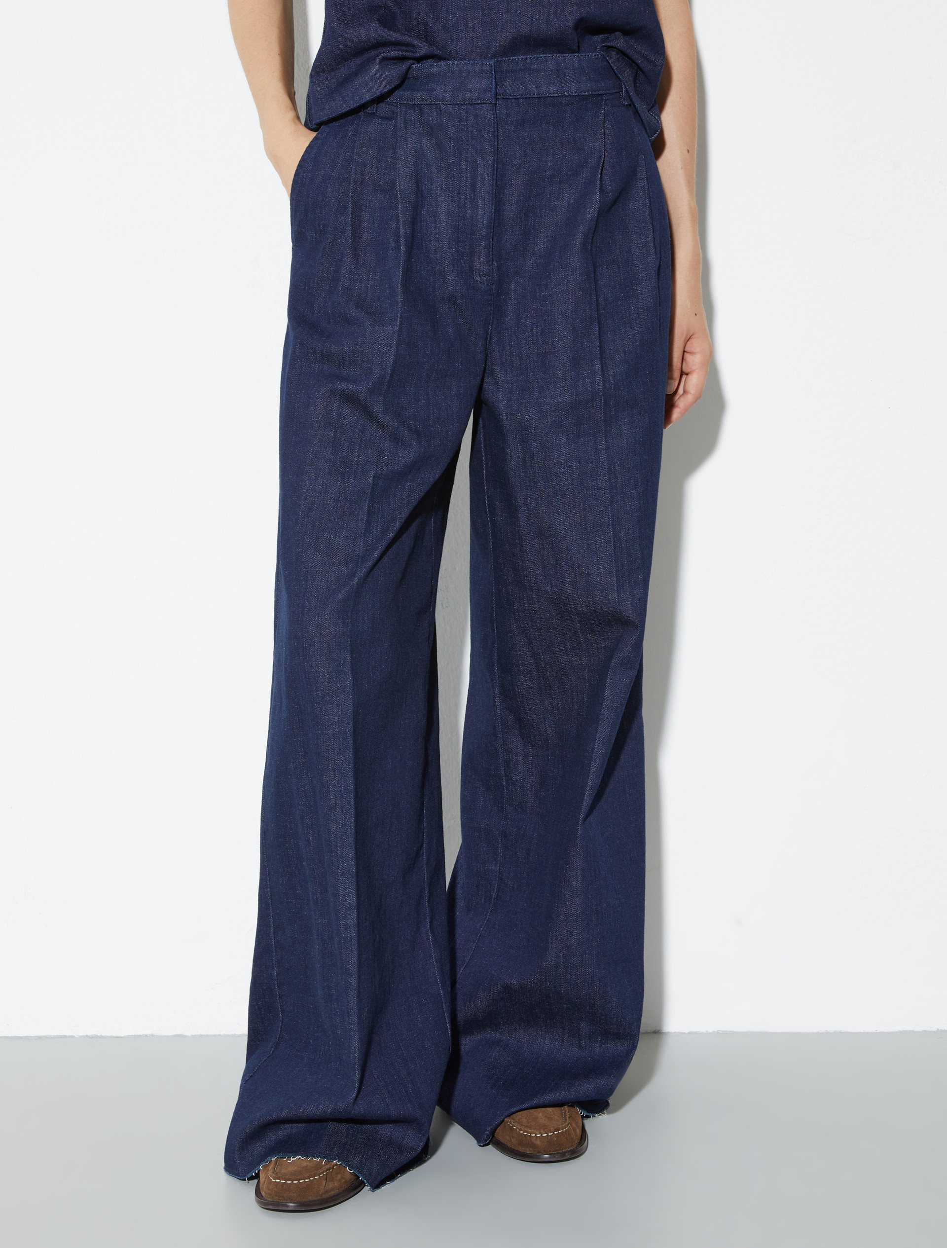 Wide-leg jeans, blue jeans | MAX&Co. Wide-leg jeans - BLUE JEANS - MAX&Co.