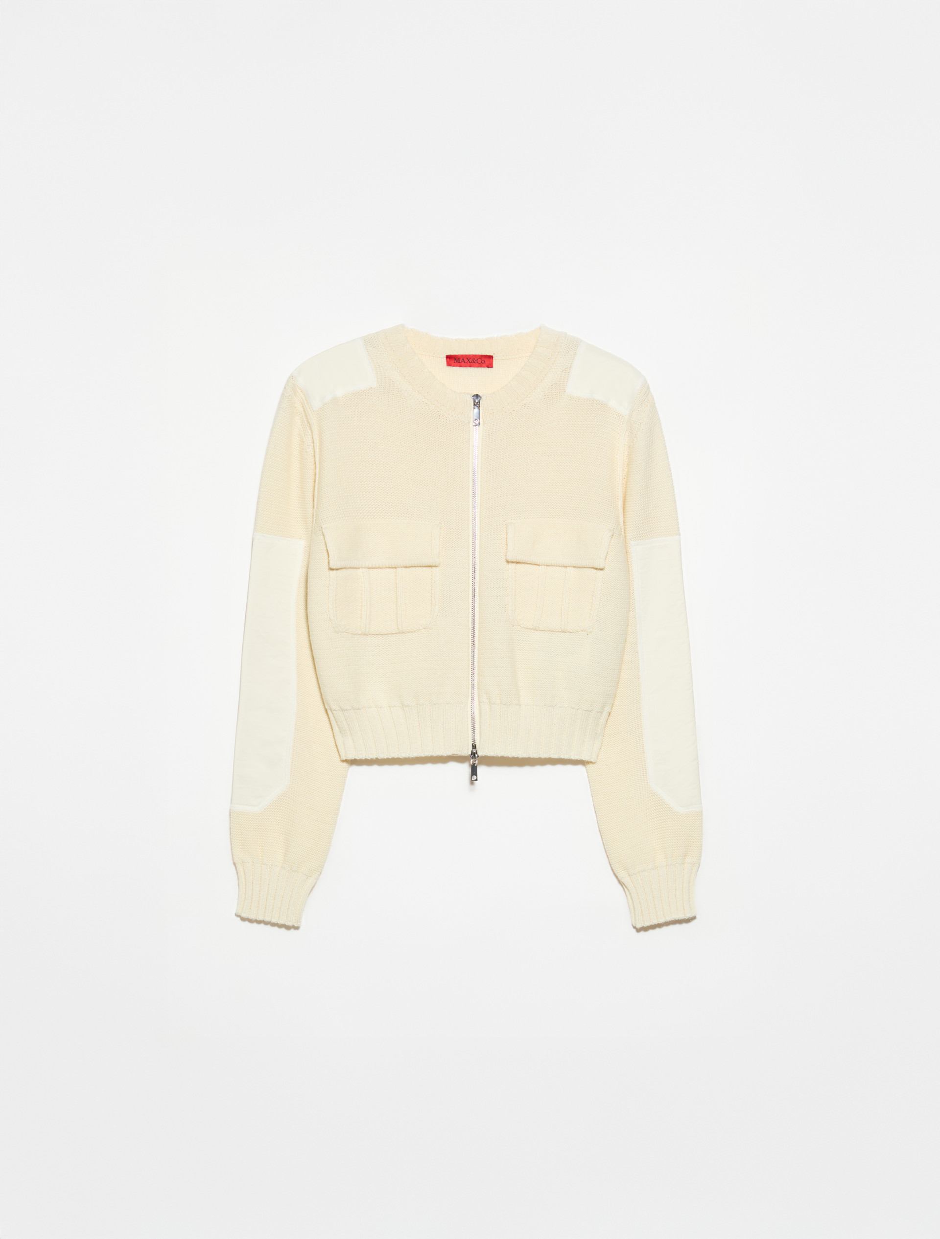 Cardigan avec détails en duchesse - LAIT - MAX&Co. - 5