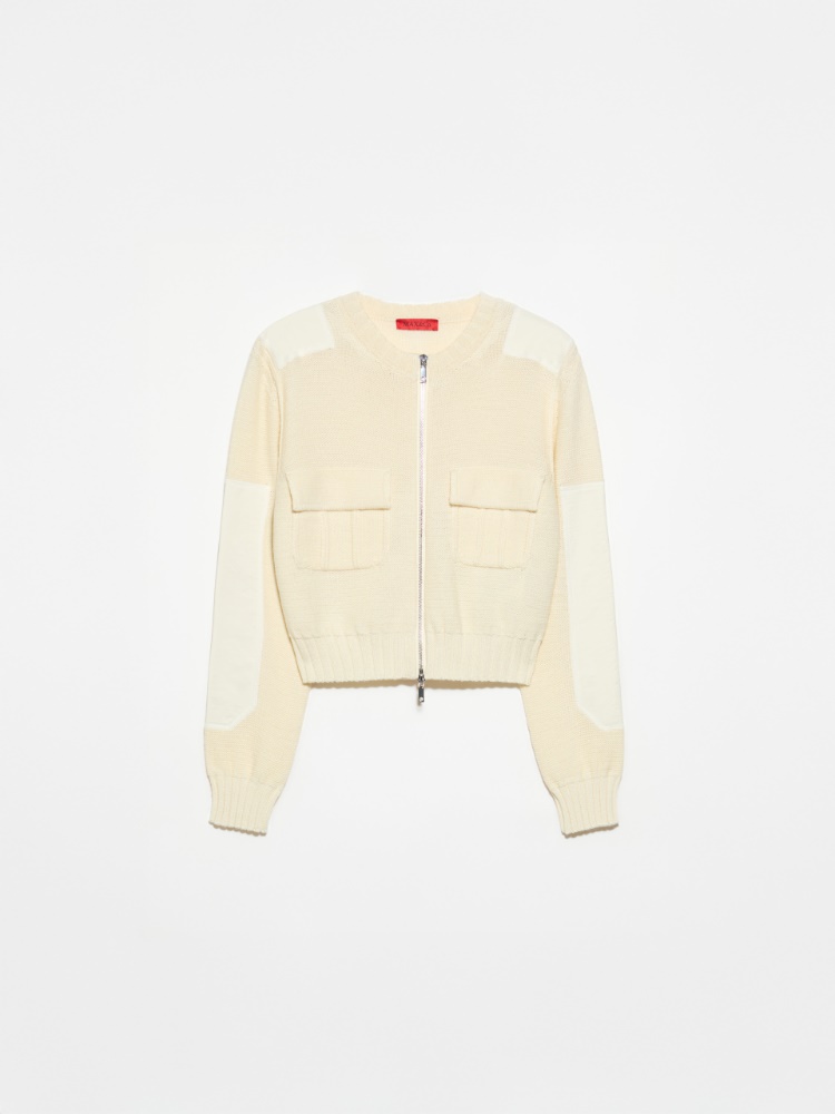 Cardigan mit Details aus Duchesse - MAX&Co. - 5