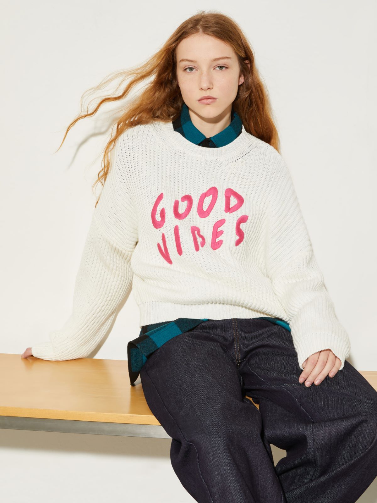 P. Terzini &Co.llaboration jumper - MILK - MAX&Co.