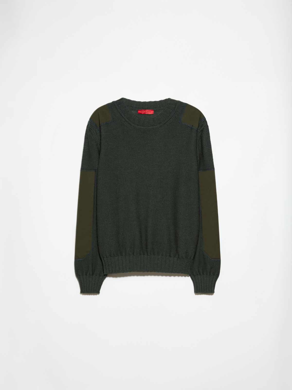 Jumper with duchess satin details - GREEN - MAX&Co. - 5