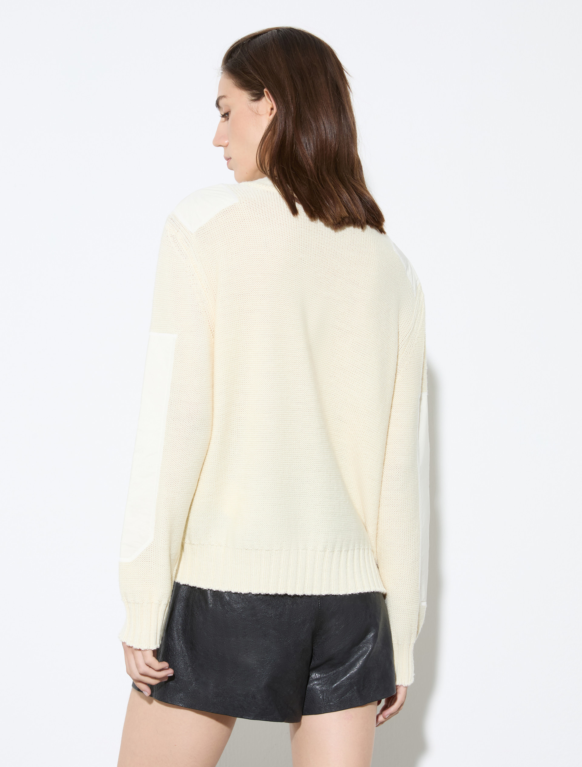 Jumper with duchess satin details - MILK - MAX&Co. - 2