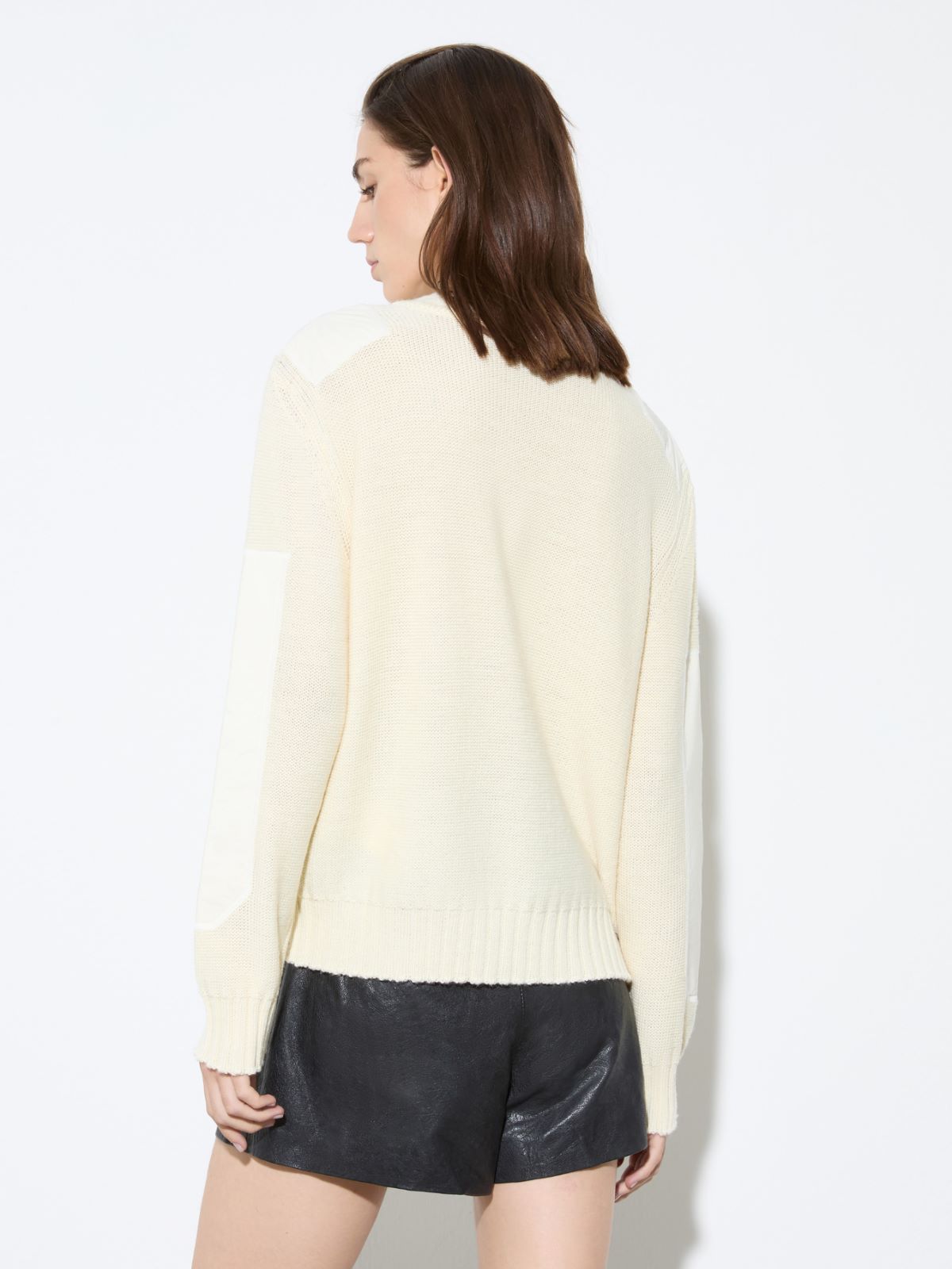 Jumper with duchess satin details - MILK - MAX&Co. - 2