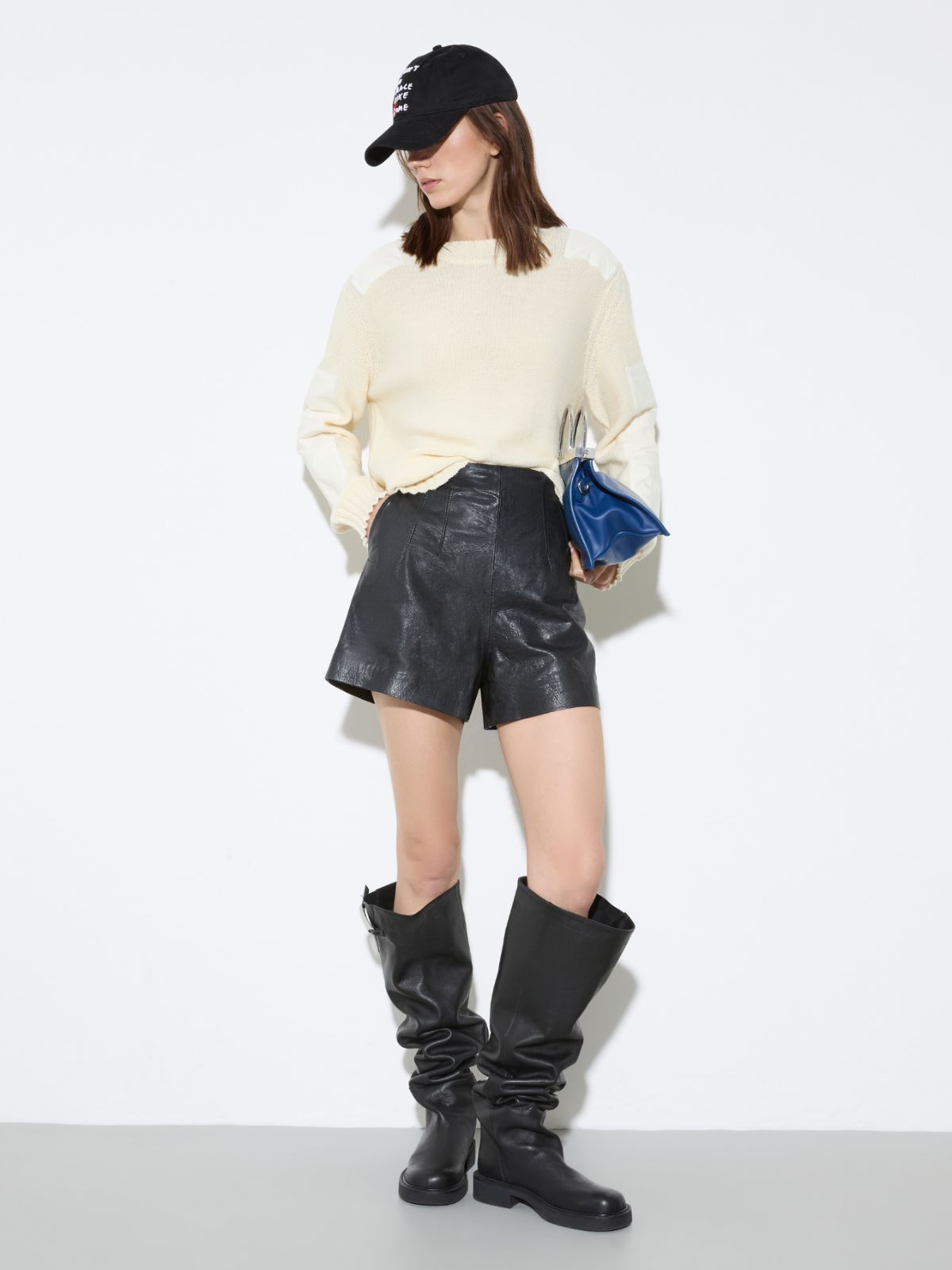 Jumper with duchess satin details - MILK - MAX&Co. - 4