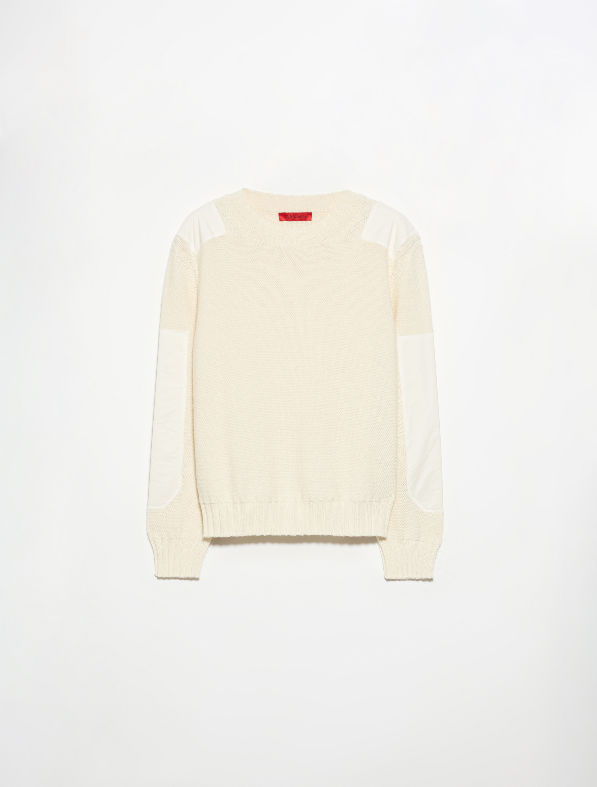 Jumper with duchess satin details - MILK - MAX&Co. - 5