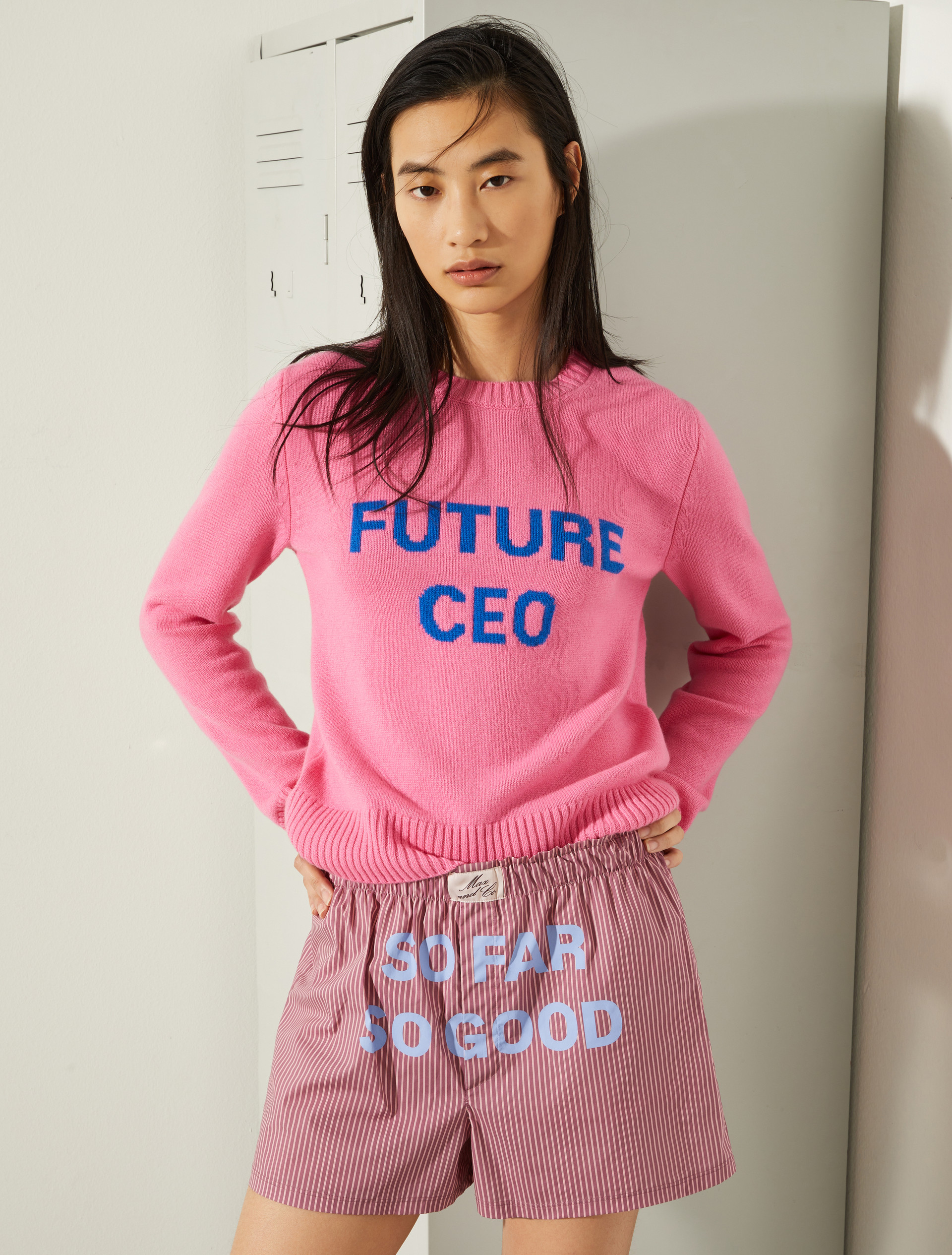 P. Terzini &Co.llaboration jumper, fuchsia | MAX&Co. P. Terzini &Co.llaboration jumper - FUCHSIA - MAX&Co.