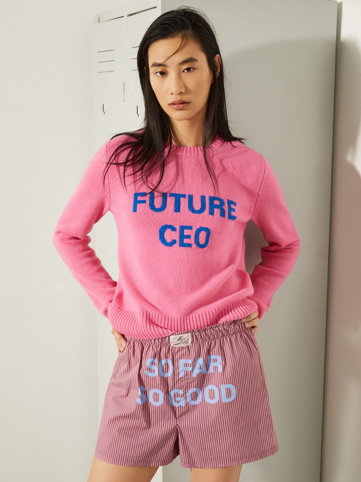 P. Terzini &Co.llaboration jumper - FUCHSIA - MAX&Co.