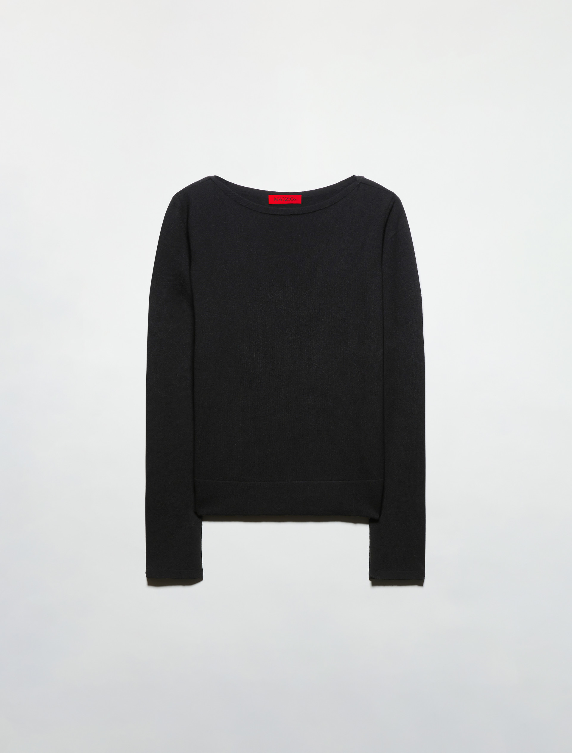 Boat-neck jumper, black | MAX&Co. Boat-neck jumper - BLACK - MAX&Co. - 5