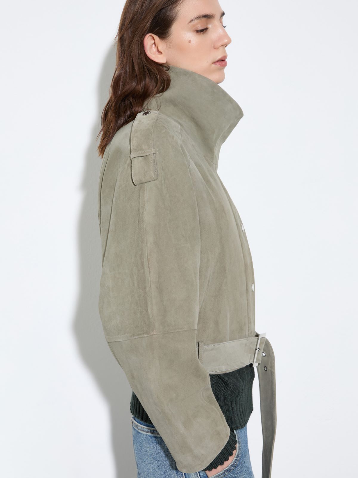 Suede jacket - SAGE - MAX&Co. - 6