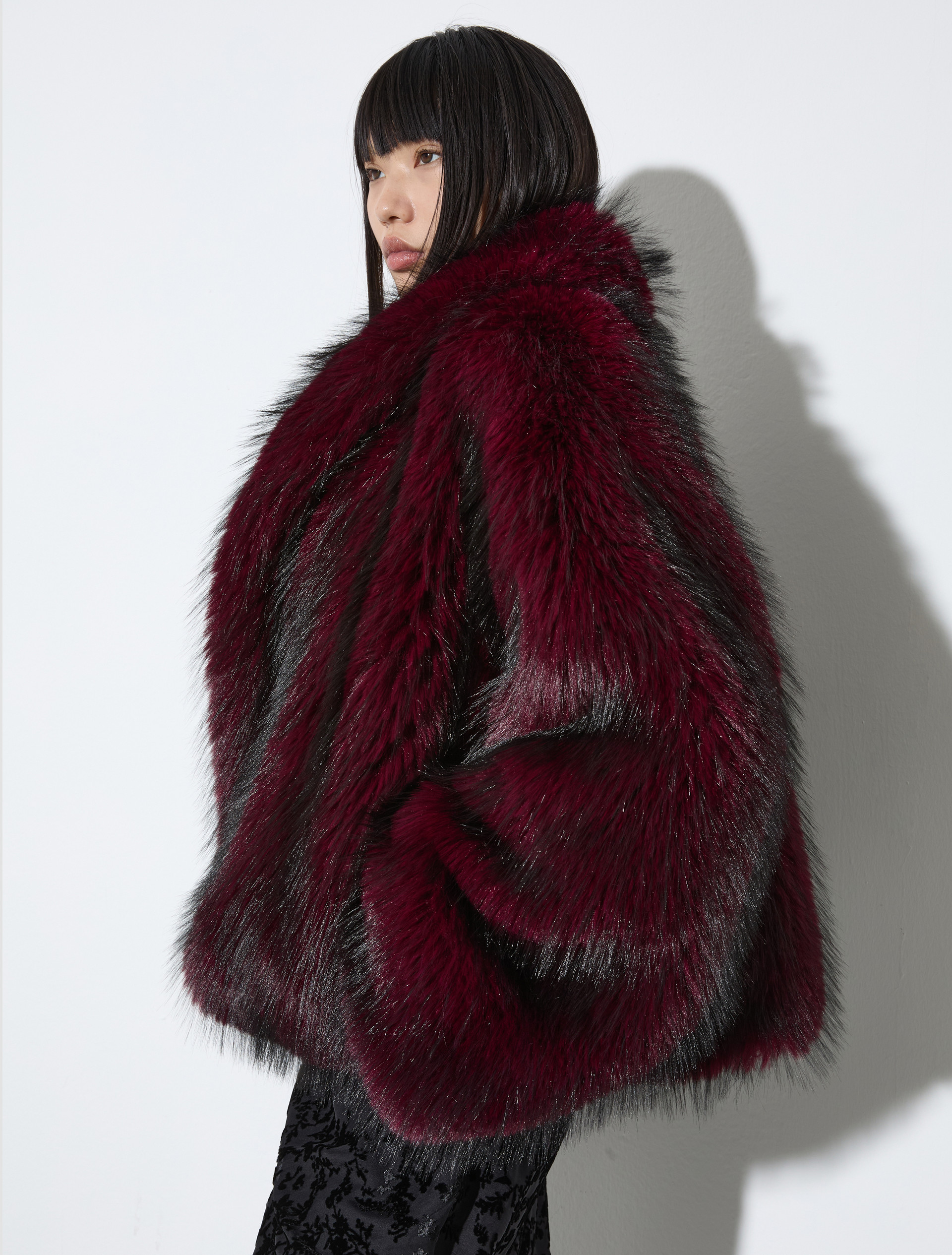 Plush jacket - BORDEAUX - MAX&Co. - 3