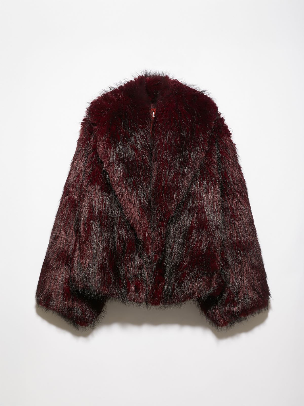Veste en peluche - BORDEAUX - MAX&Co.