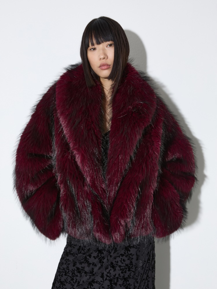 Giacca in peluche - BORDEAUX - MAX&Co.