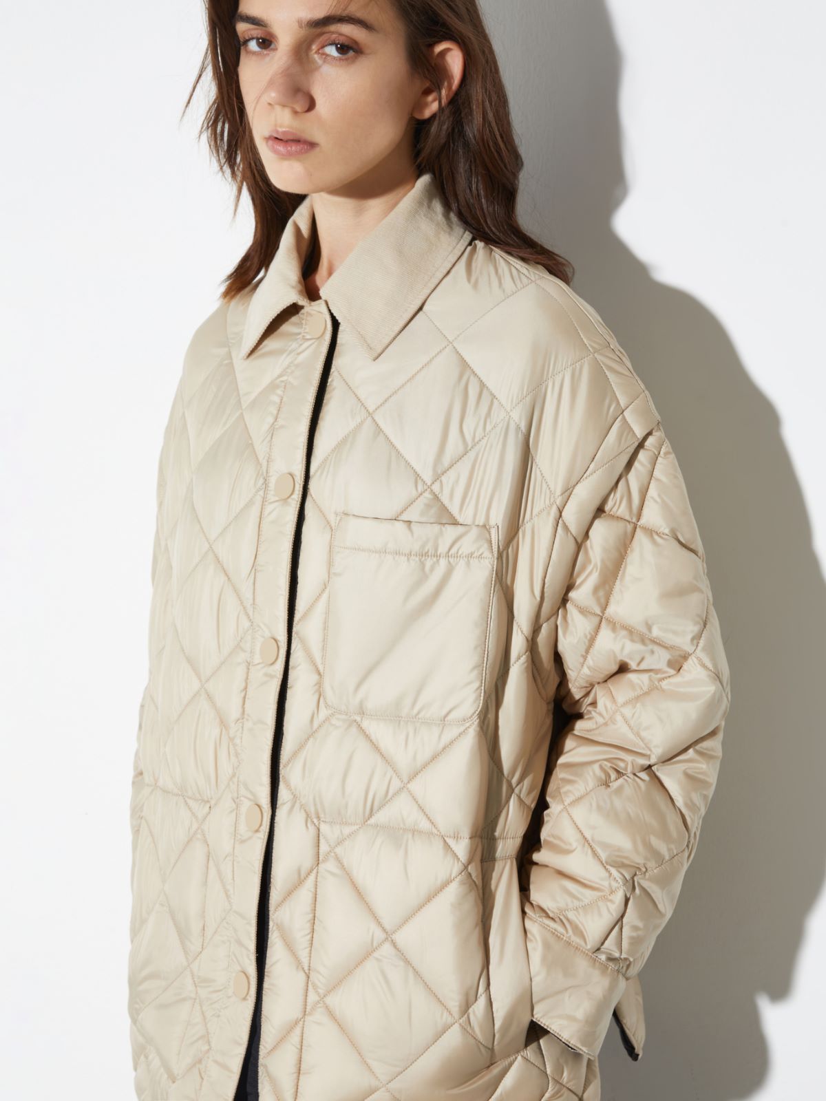 Jacket with detachable sleeves - CREAM - MAX&Co. - 3